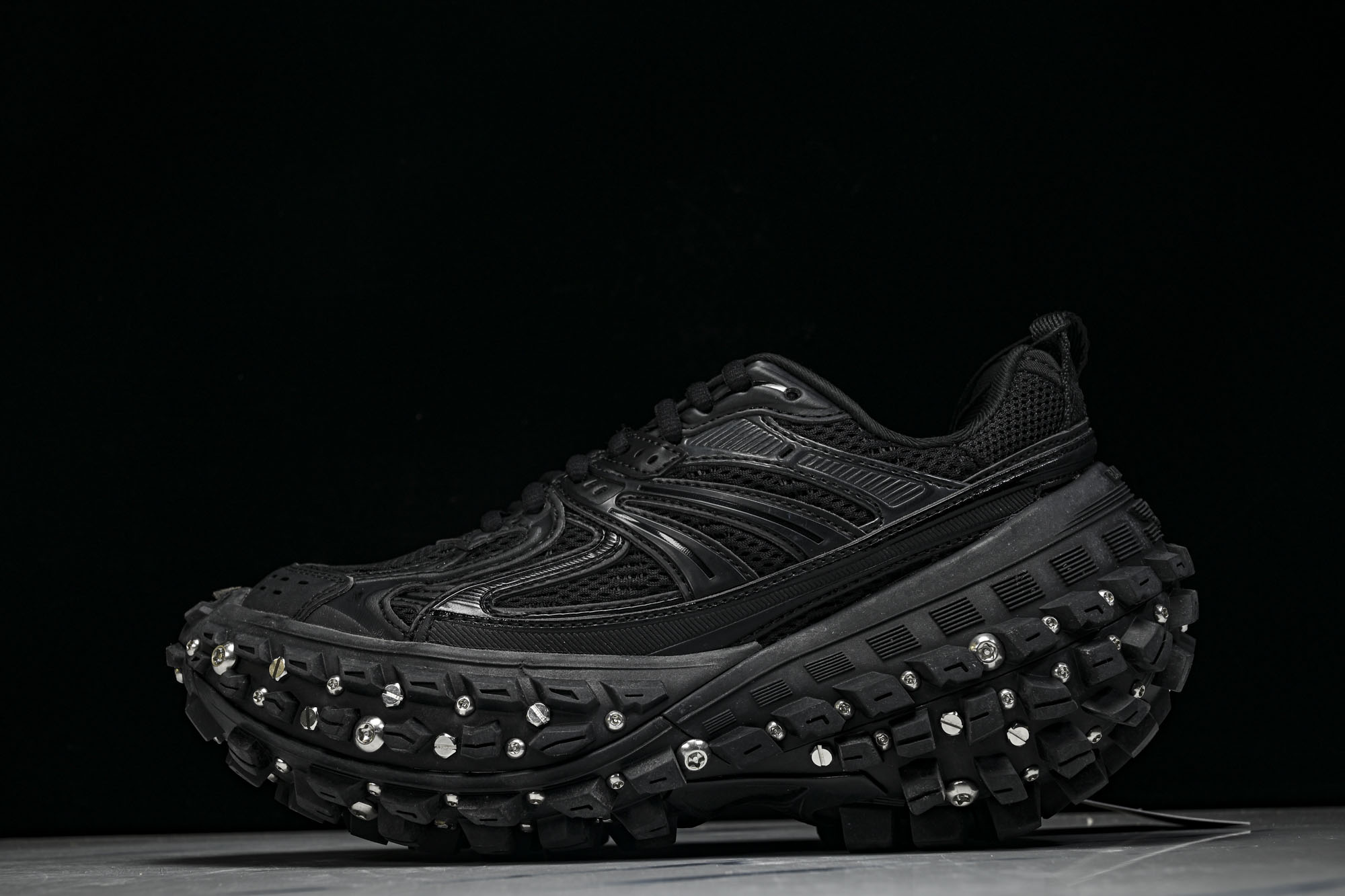 纯原 Balenciaga Defender Rubber Platform Sneakers 巴黎世家 轮胎鞋 黑色铆 纯原 Balenciaga Defender Rubber Platform Sneakers 巴黎世家 轮胎鞋 黑色铆