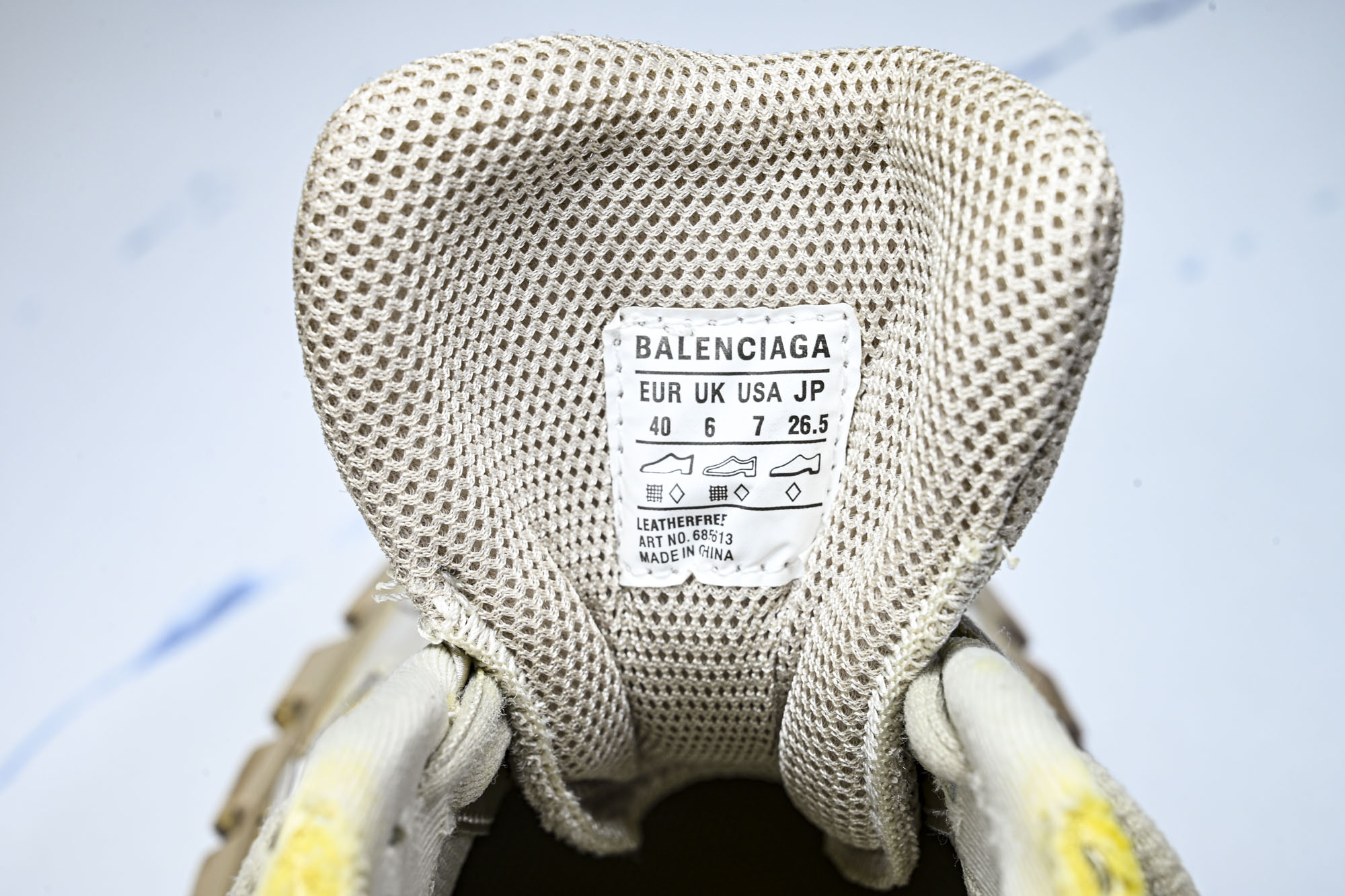 纯原Balenciaga Defender Rubber Platform Sneakers 巴黎世家 轮胎鞋淡棕泥染W