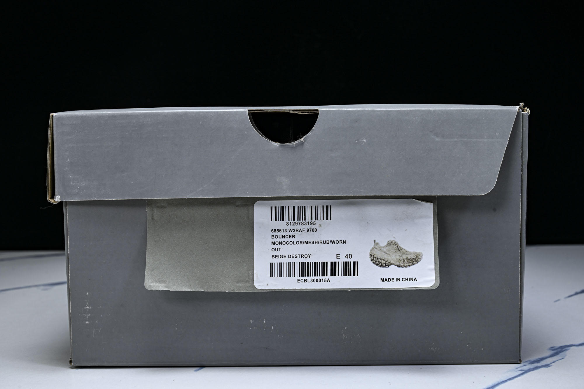 纯原Balenciaga Defender Rubber Platform Sneakers 巴黎世家 轮胎鞋淡棕泥染W