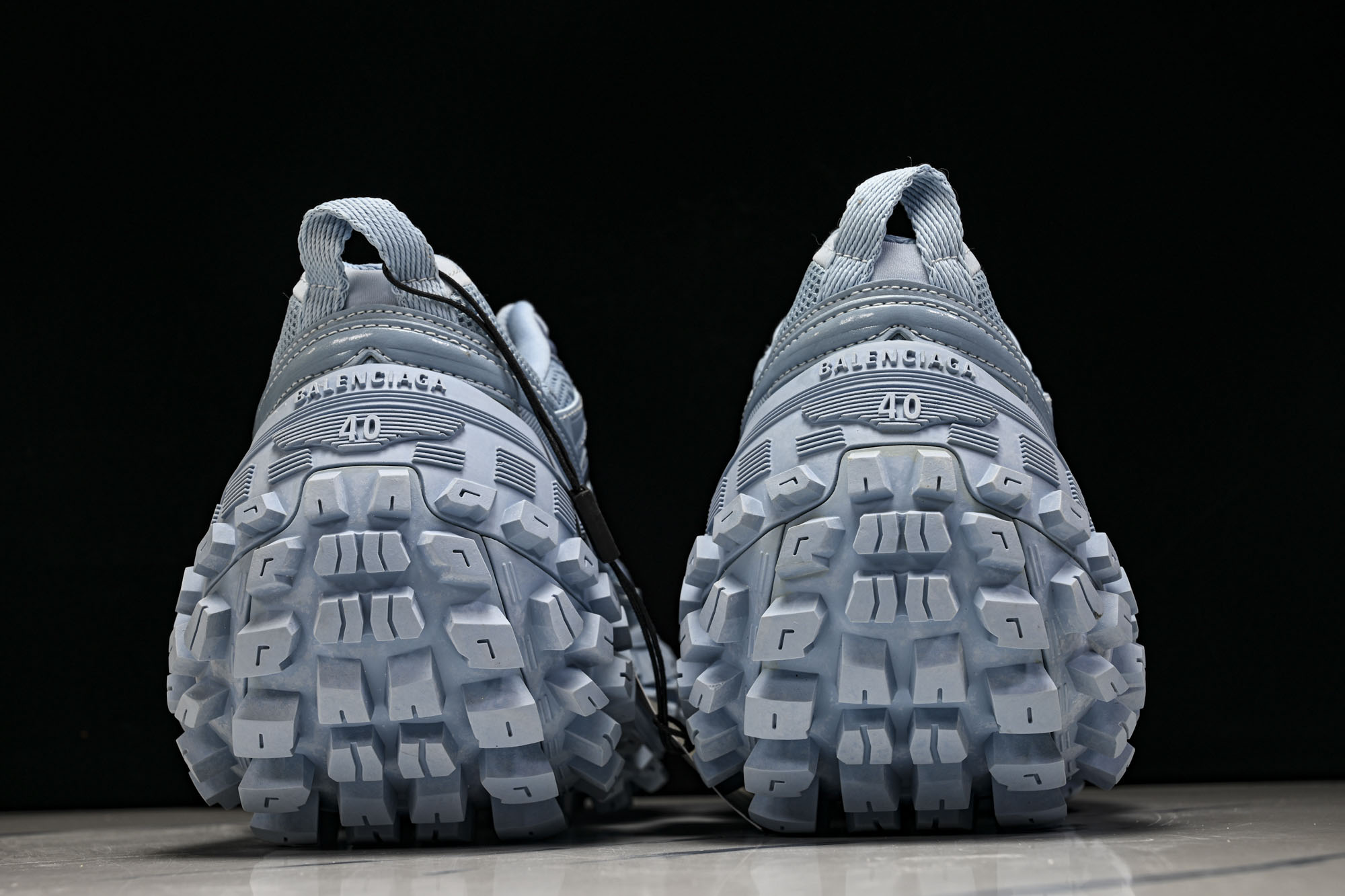 纯原Balenciaga Defender Rubber Platform Sneakers 巴黎世家 轮胎鞋蓝色W2R