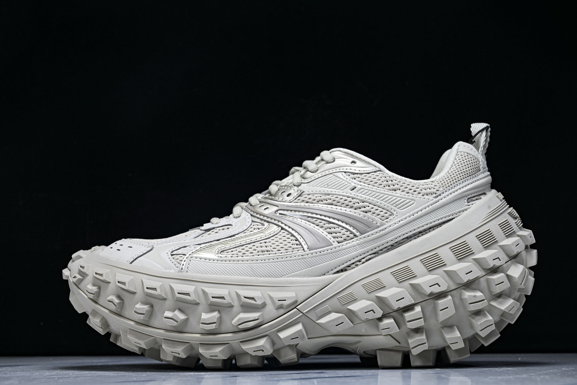 纯原Balenciaga Defender Rubber Platform Sneakers 巴黎世家 轮胎鞋谈棕色W2 纯原Balenciaga Defender Rubber Platform Sneakers 巴黎世家 轮胎鞋谈棕色W2