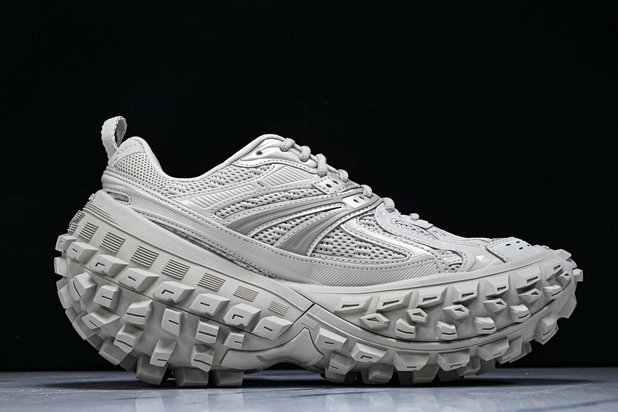纯原Balenciaga Defender Rubber Platform Sneakers 巴黎世家 轮胎鞋谈棕色W2