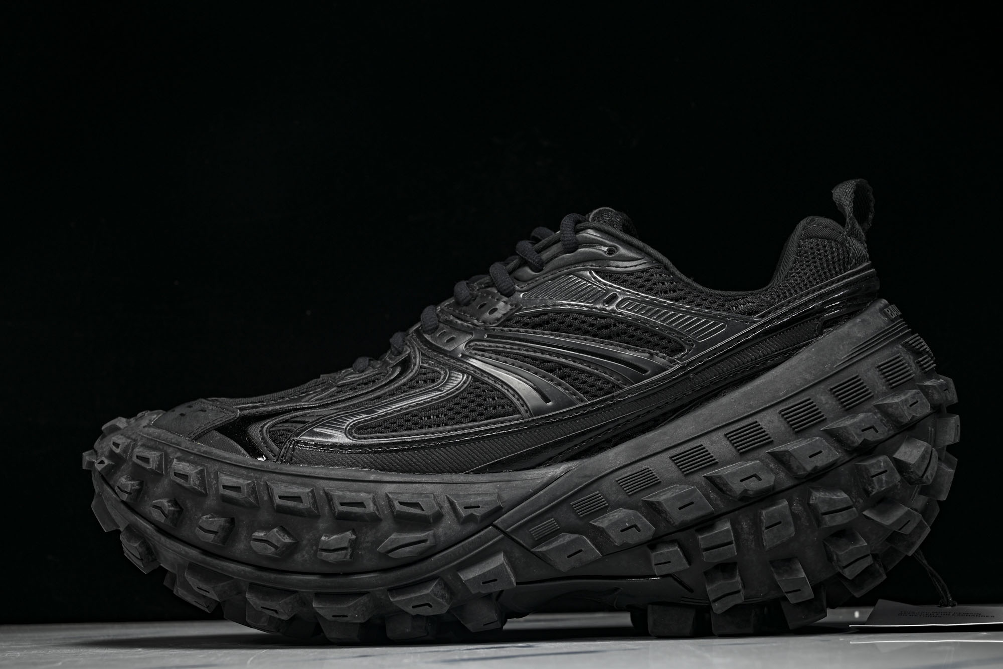纯原Balenciaga Defender Rubber Platform Sneakers 巴黎世家 轮胎鞋黑色W2R 纯原Balenciaga Defender Rubber Platform Sneakers 巴黎世家 轮胎鞋黑色W2R