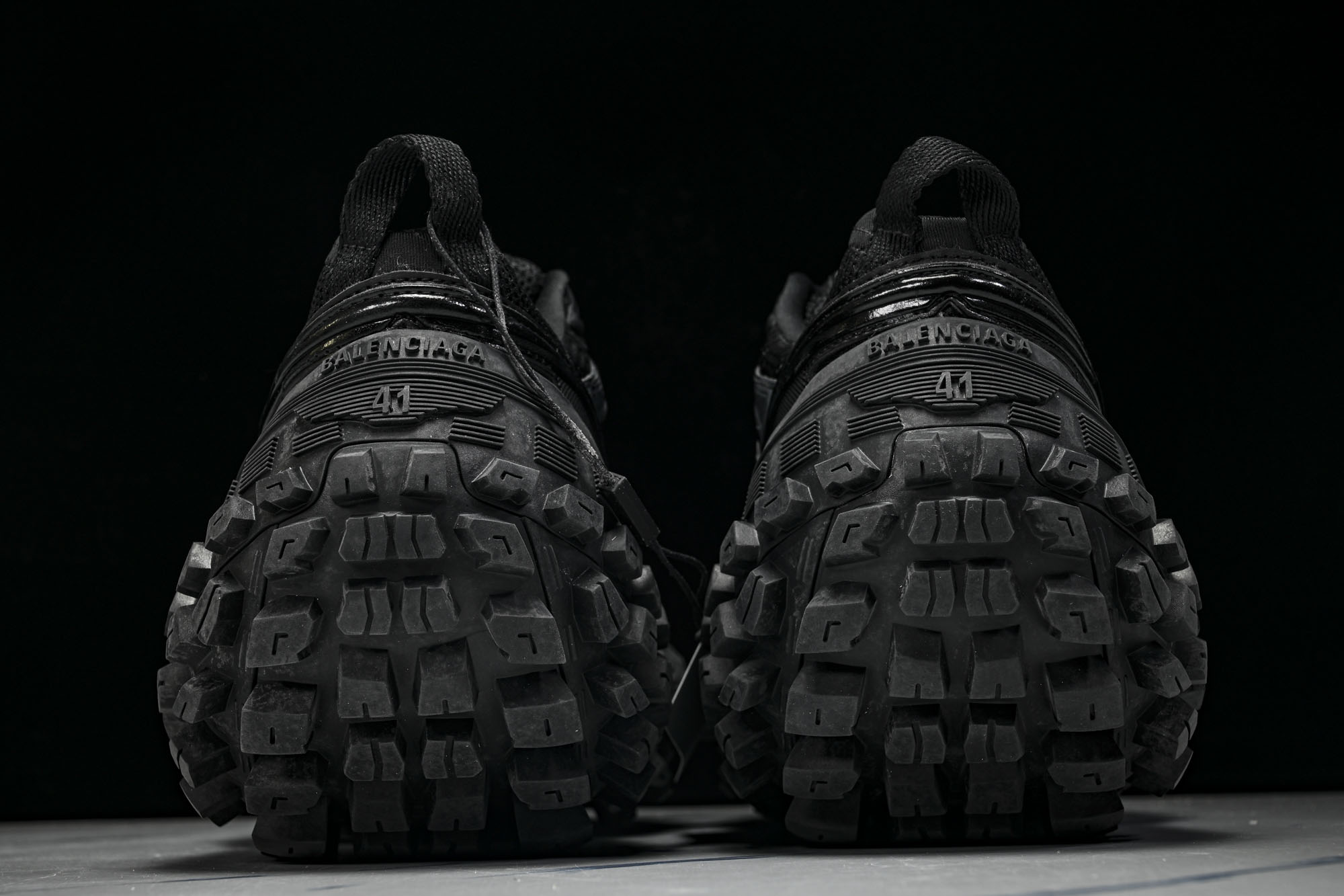 纯原Balenciaga Defender Rubber Platform Sneakers 巴黎世家 轮胎鞋黑色W2R