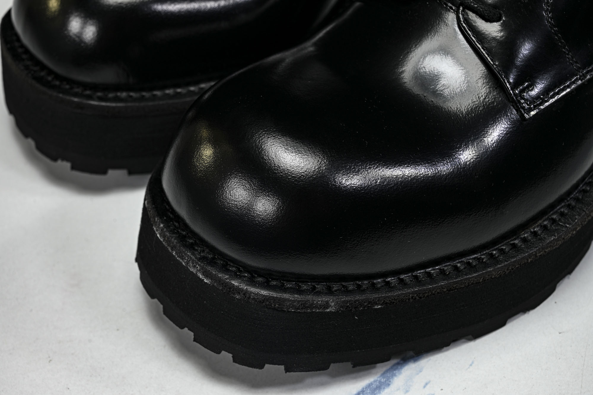 Balenciaga Venom Derby 德比鞋 黑色 WCBF1-1081 #YZ006 ✔️金属后跟德比皮鞋 独