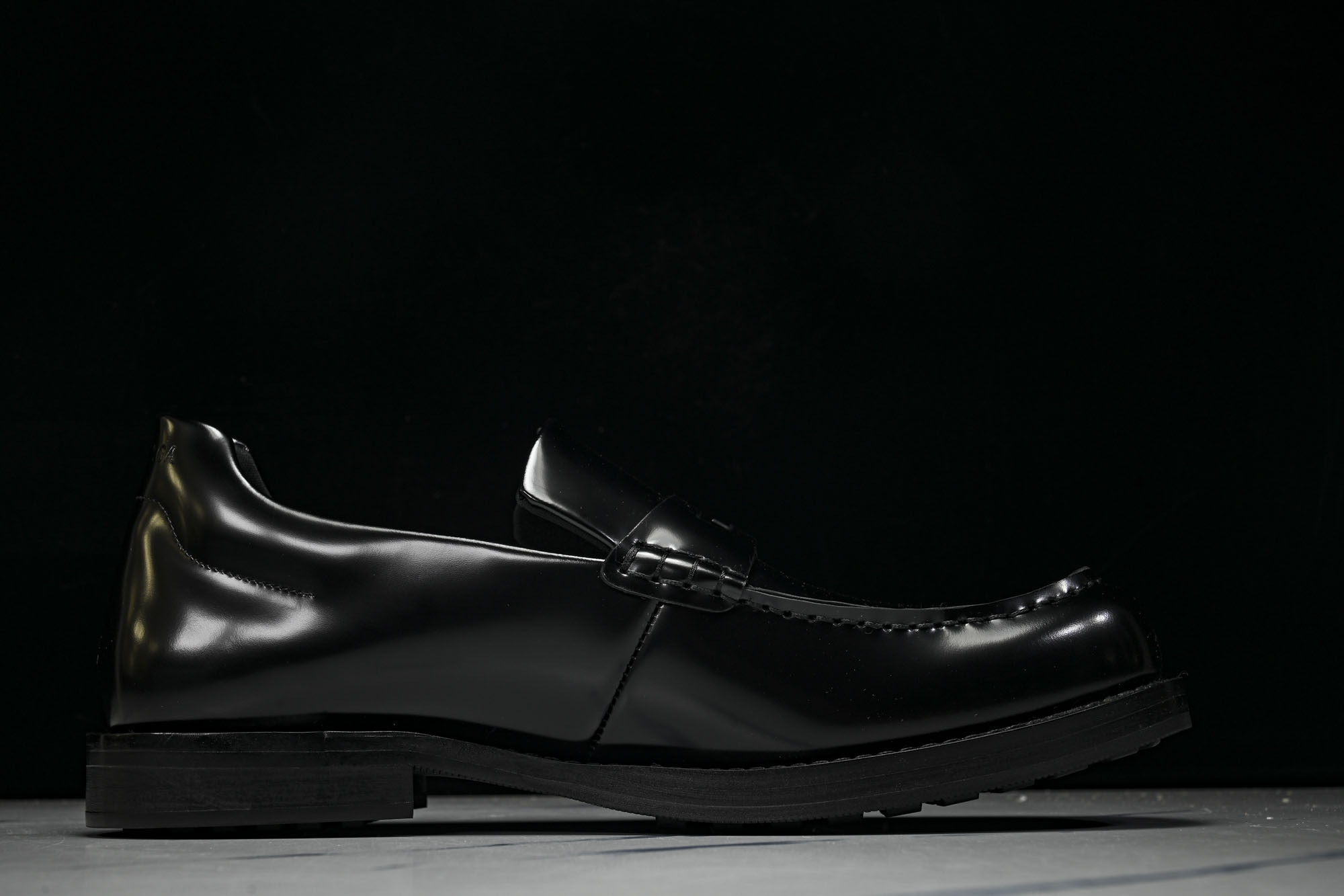 Balenciaga 巴黎世家 Comfy 男士牛皮方头 B标套脚乐福休闲皮鞋_2 #YZ021-1 【WC.顶级】 原