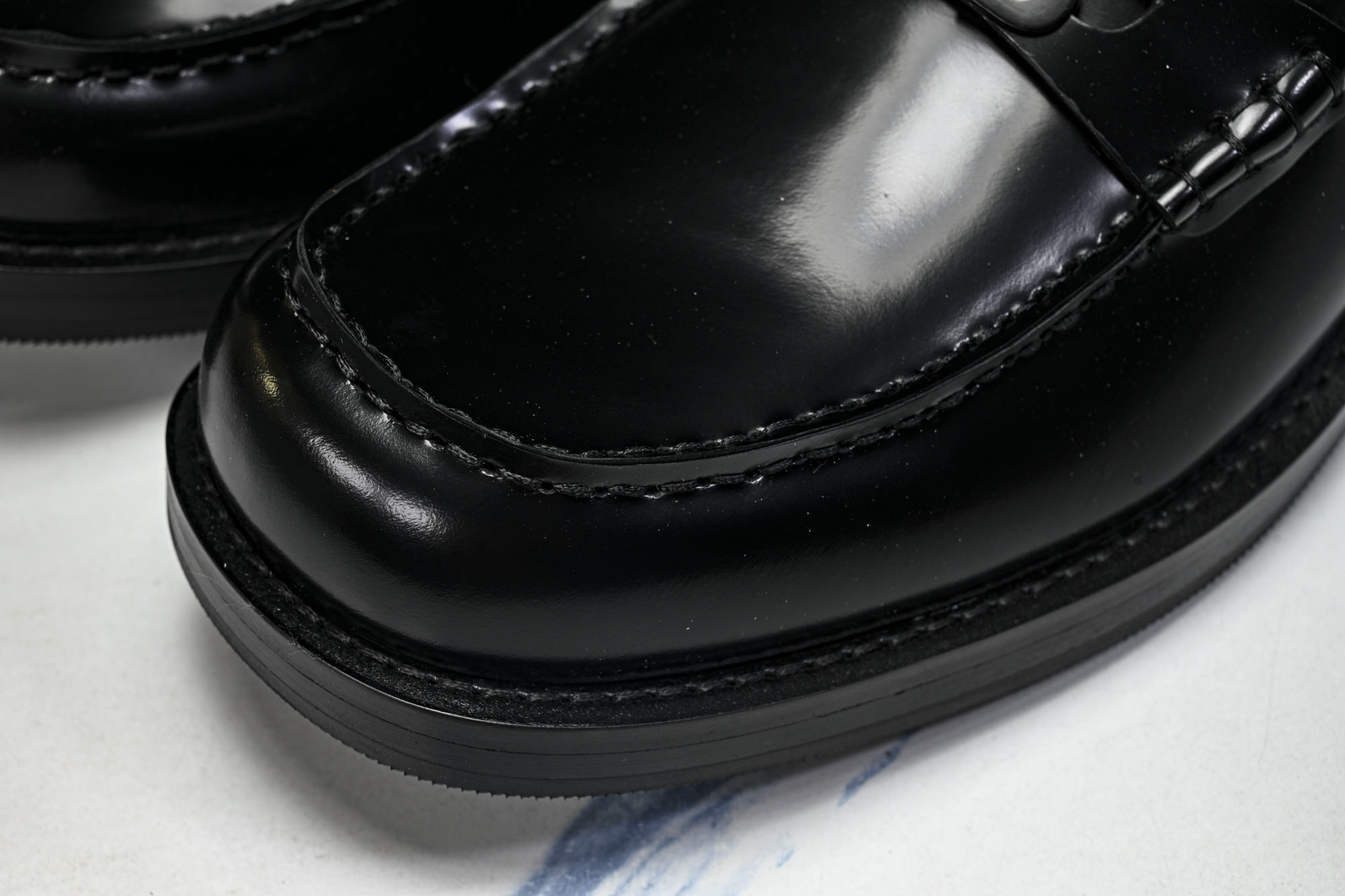 Balenciaga 巴黎世家 Comfy 男士牛皮方头 B标套脚乐福休闲皮鞋_2 #YZ021-1 【WC.顶级】 原