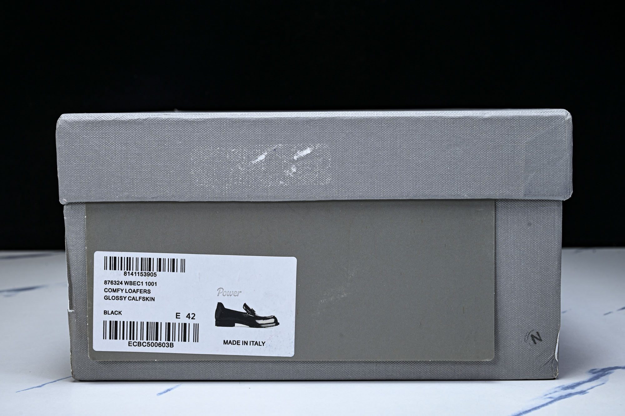 Balenciaga 巴黎世家 Comfy 男士牛皮方头 B标套脚乐福休闲皮鞋_2 #YZ021-1 【WC.顶级】 原