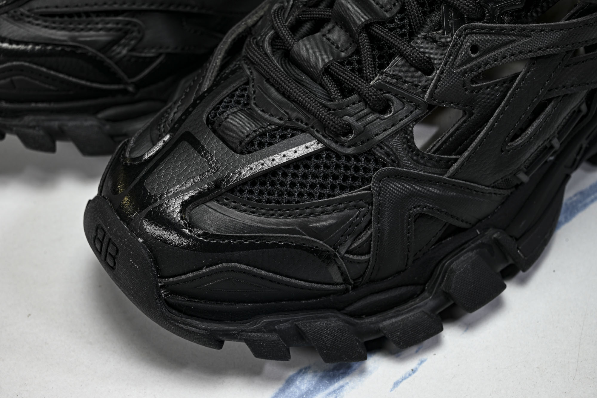 纯原 Balenciaga Track.2 4.0 巴黎世家四代潮流跑鞋W2GN1-1000 #YZ018-5 尺码:3