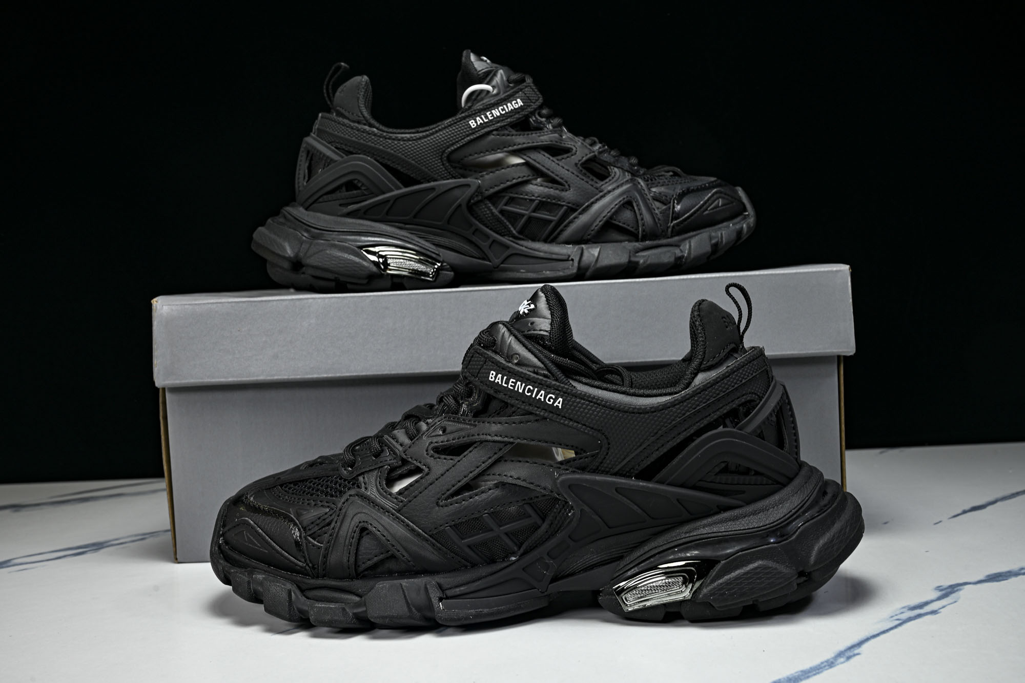 纯原 Balenciaga Track.2 4.0 巴黎世家四代潮流跑鞋W2GN1-1000 #YZ018-5 尺码:3