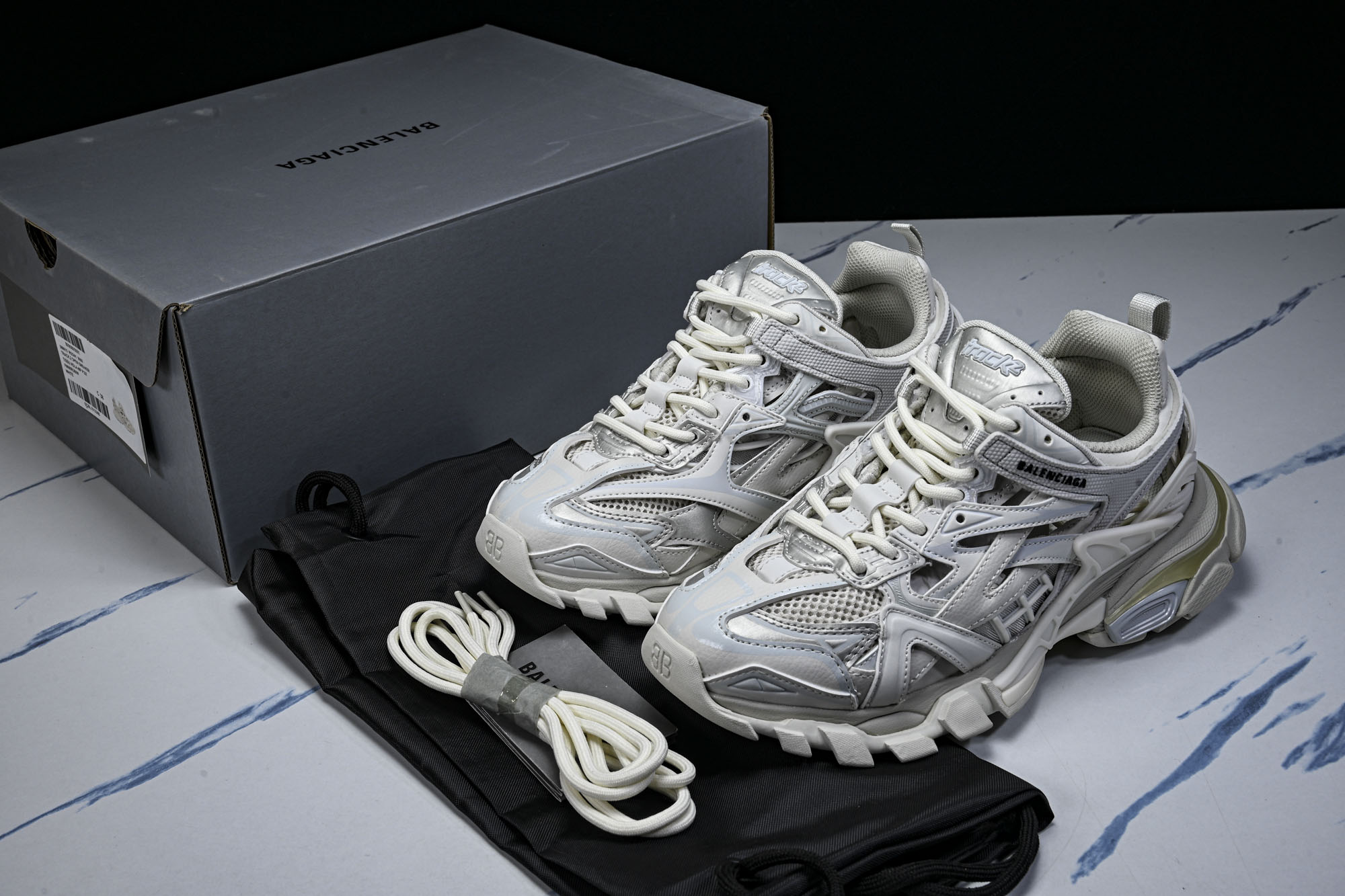 纯原 Balenciaga Track.2 4.0 巴黎世家四代潮流跑鞋W2GN1-9000 #YZ018-5 原标原盒