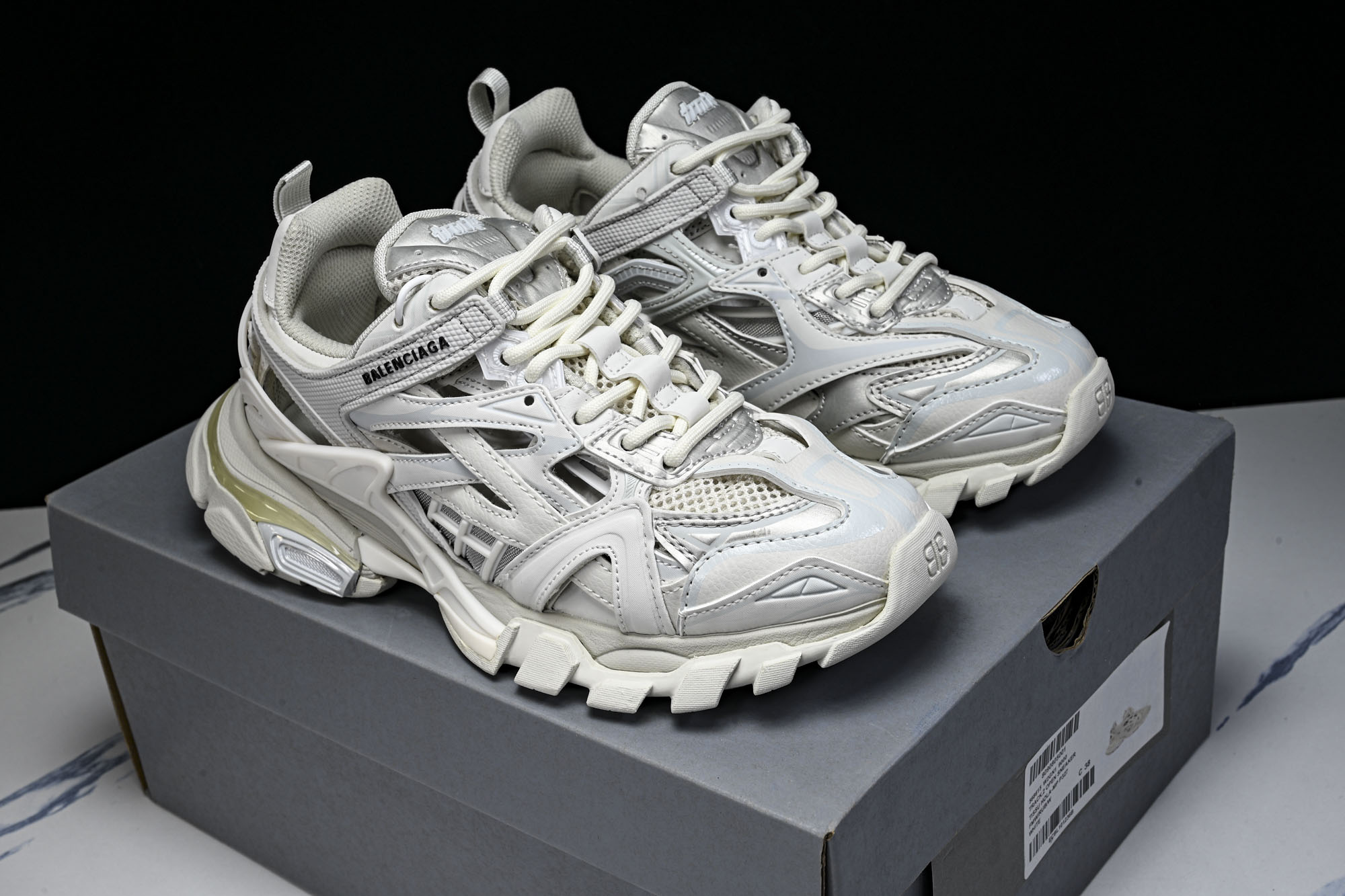 纯原 Balenciaga Track.2 4.0 巴黎世家四代潮流跑鞋W2GN1-9000 #YZ018-5 原标原盒
