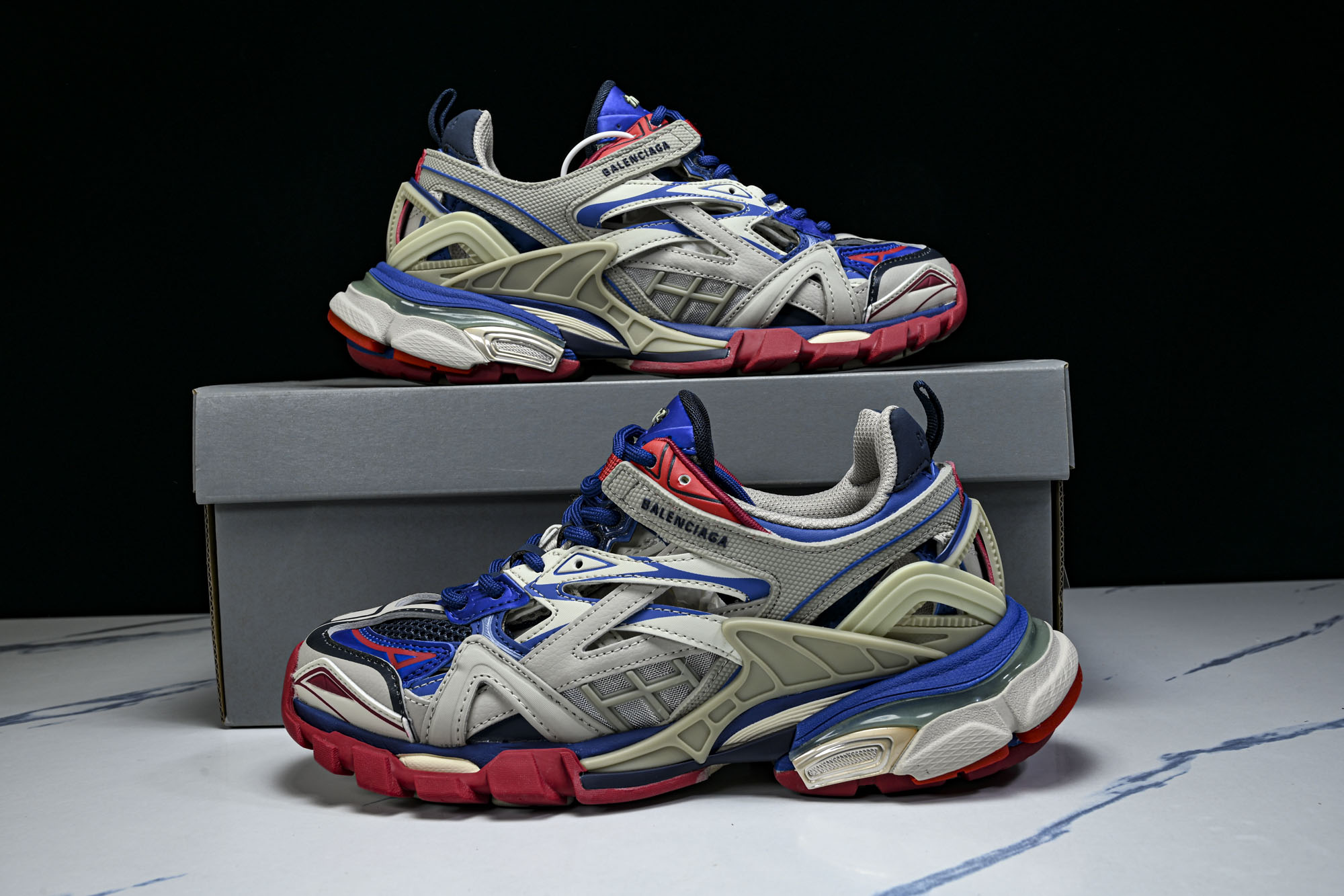 纯原 Balenciaga Track.2 4.0 巴黎世家四代潮流跑鞋W2GN2-8570 #YZ018-5 原标原盒