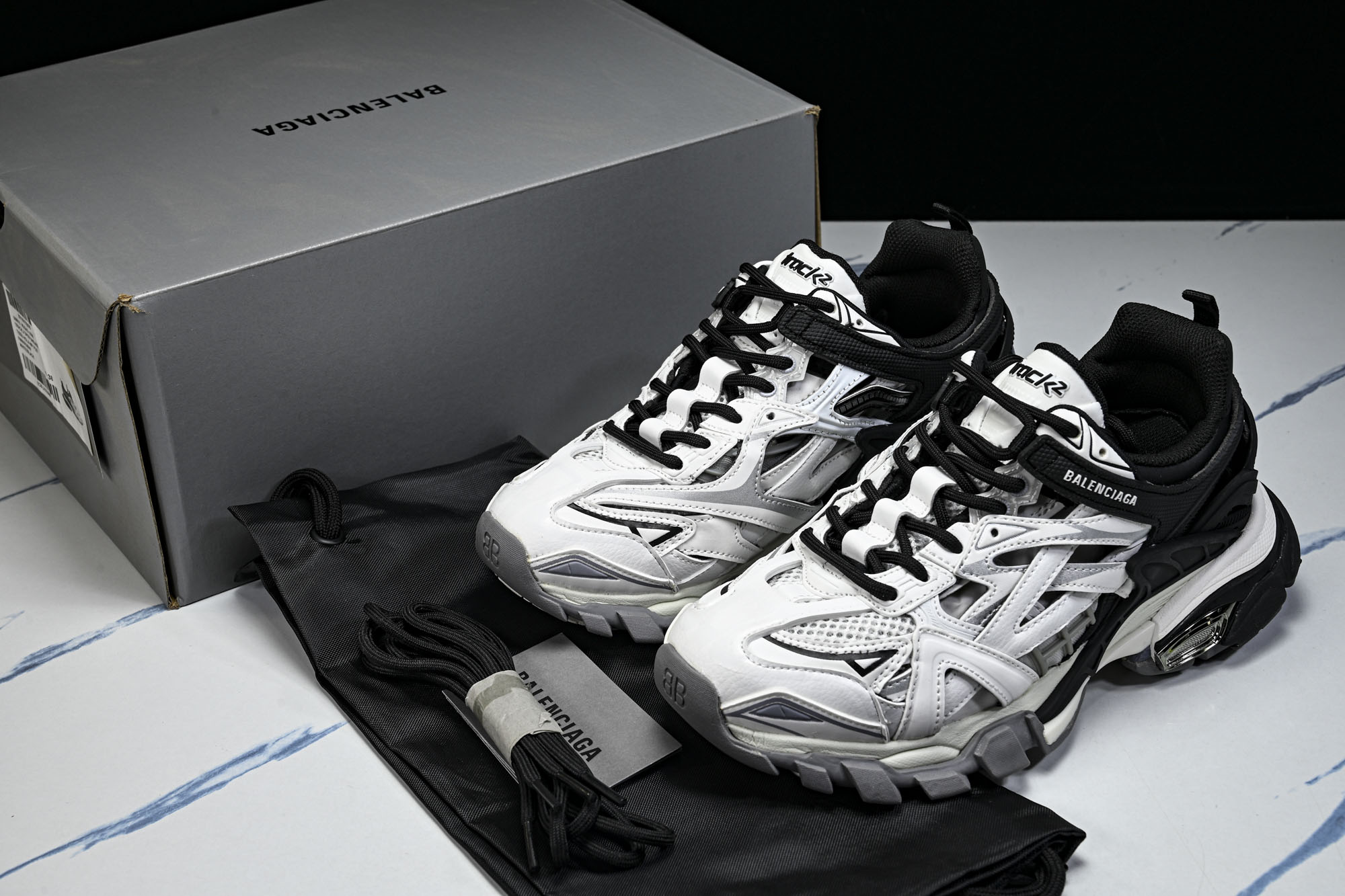 纯原 Balenciaga Track.2 4.0 巴黎世家四代潮流跑鞋W2GN3-1090 #YZ018-5 原标原盒