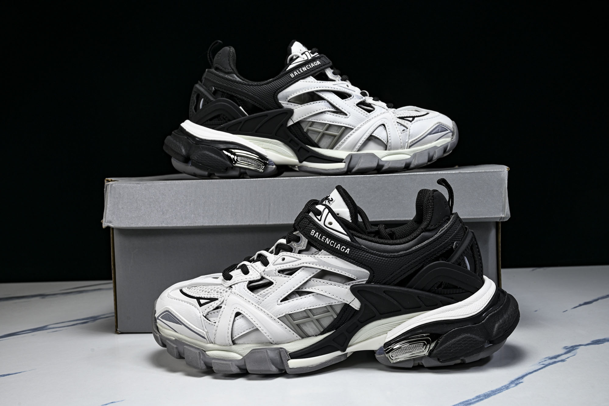 纯原 Balenciaga Track.2 4.0 巴黎世家四代潮流跑鞋W2GN3-1090 #YZ018-5 原标原盒