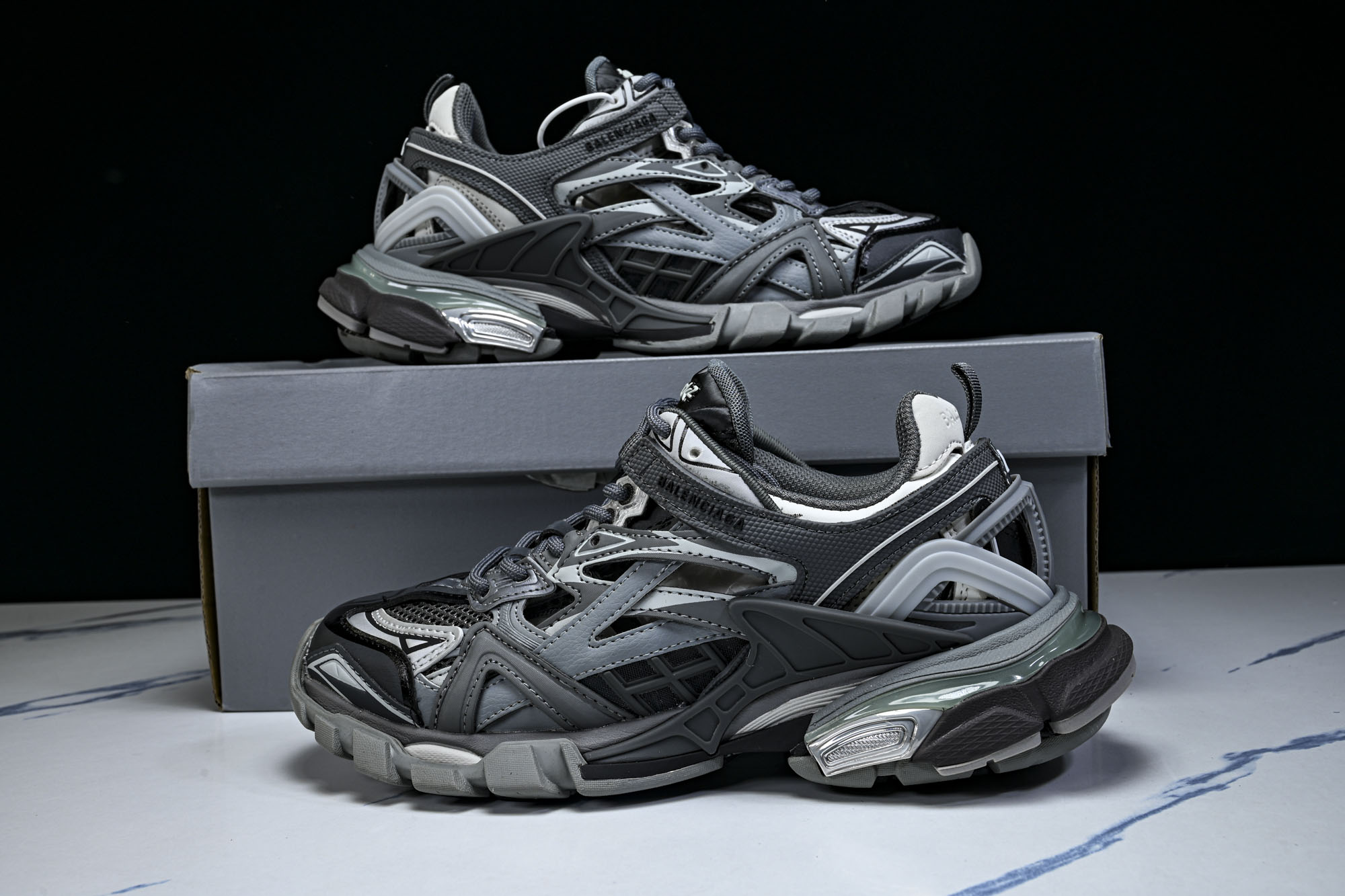 纯原 Balenciaga Track.2 4.0 巴黎世家四代潮流跑鞋W2GN3-1285 #YZ018-5 原标原盒
