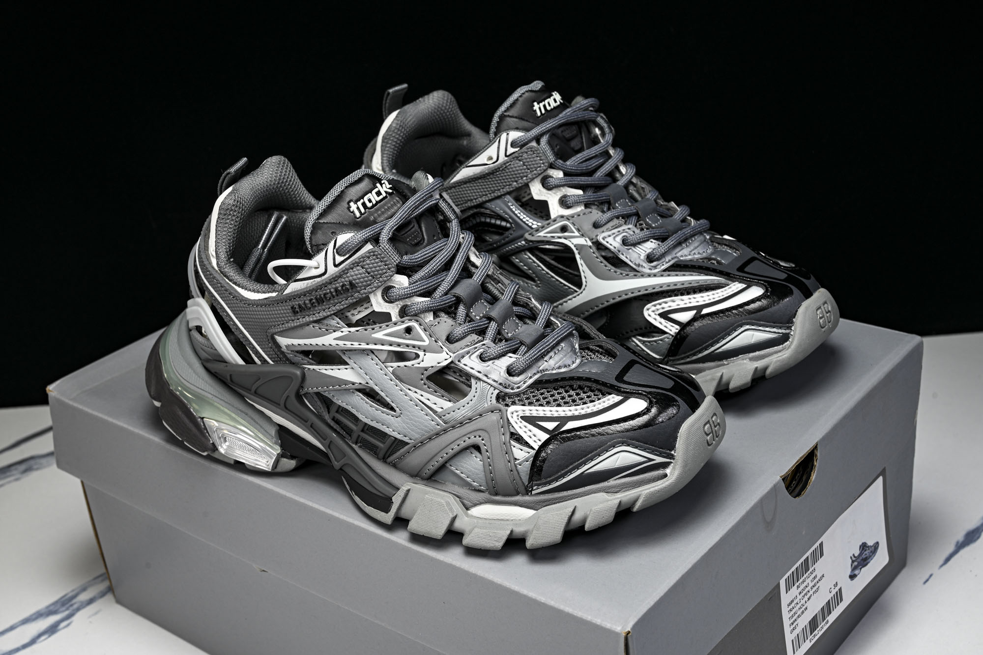 纯原 Balenciaga Track.2 4.0 巴黎世家四代潮流跑鞋W2GN3-1285 #YZ018-5 原标原盒