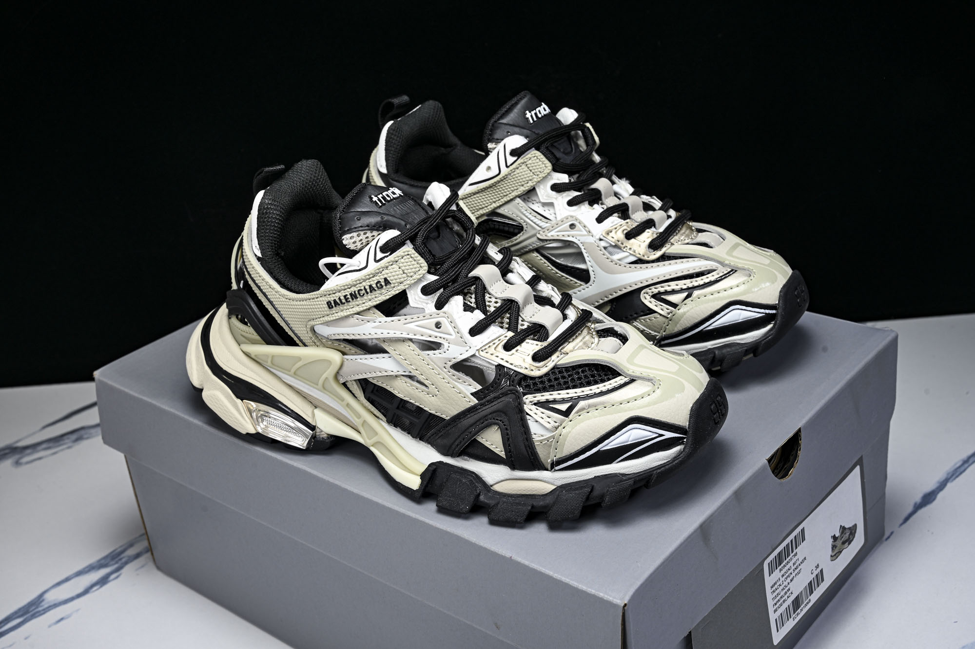 纯原 Balenciaga Track.2 4.0 巴黎世家四代潮流跑鞋W2GN3-1285_2 #YZ018-5 原标