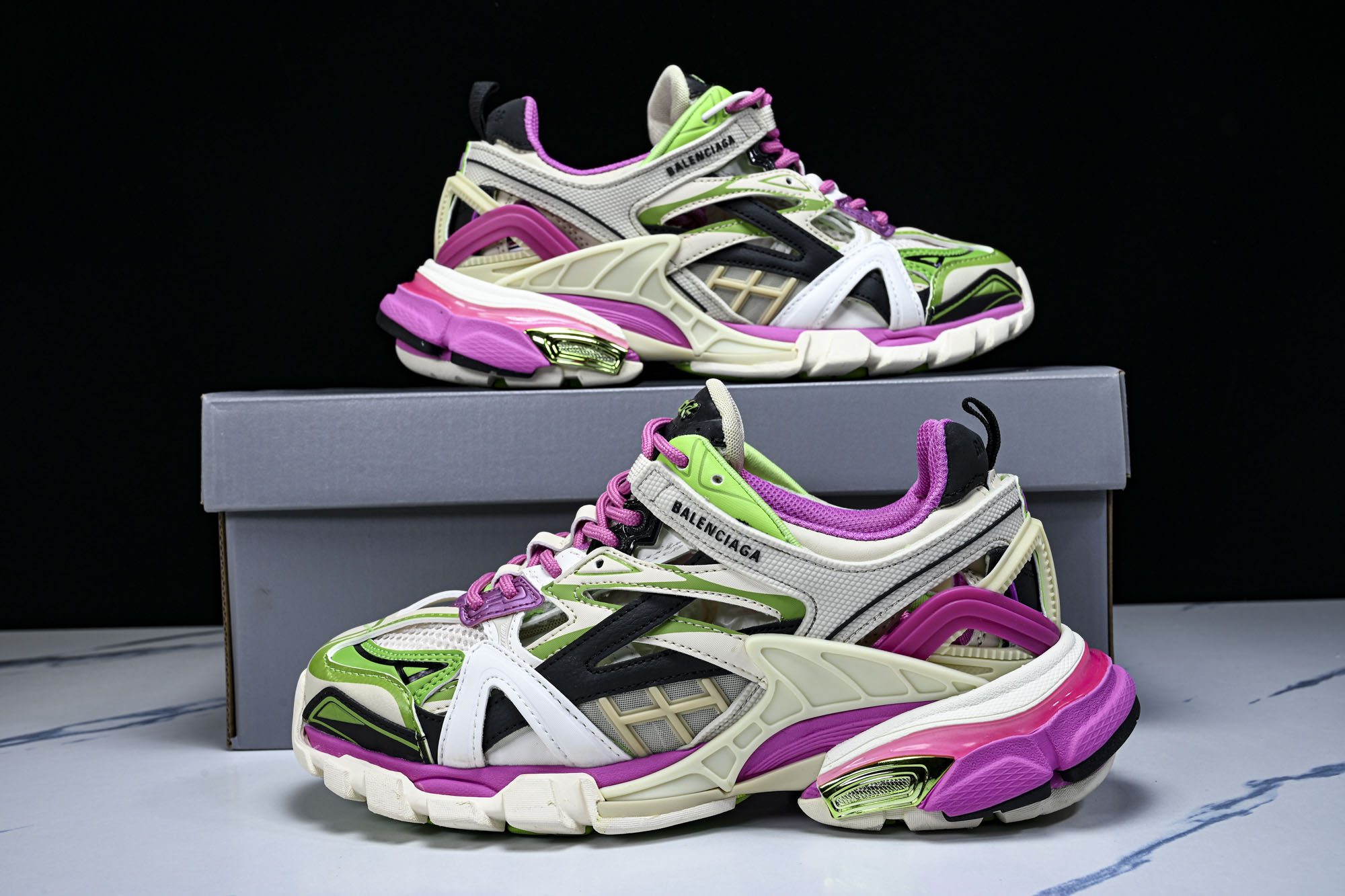 纯原 Balenciaga Track.2 4.0 巴黎世家四代潮流跑鞋W2GN3-9199 #YZ018-5 原标原盒