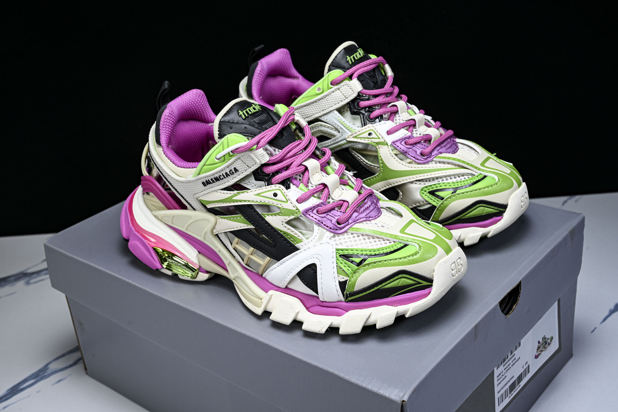 纯原 Balenciaga Track.2 4.0 巴黎世家四代潮流跑鞋W2GN3-9199 #YZ018-5 原标原盒