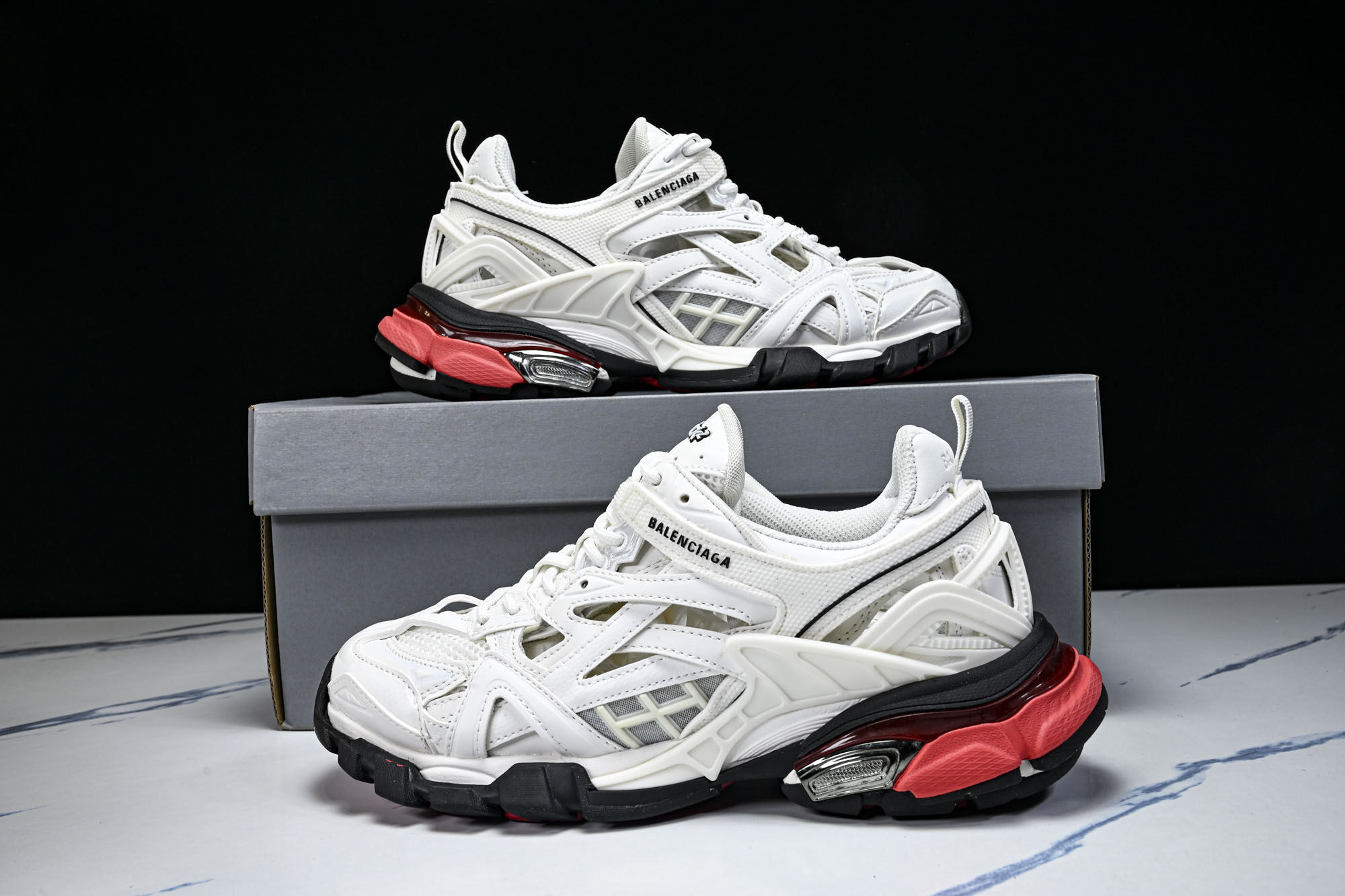 纯原 Balenciaga Track.2 4.0 巴黎世家四代潮流跑鞋W2GN3-9610 #YZ018-5 原标原盒
