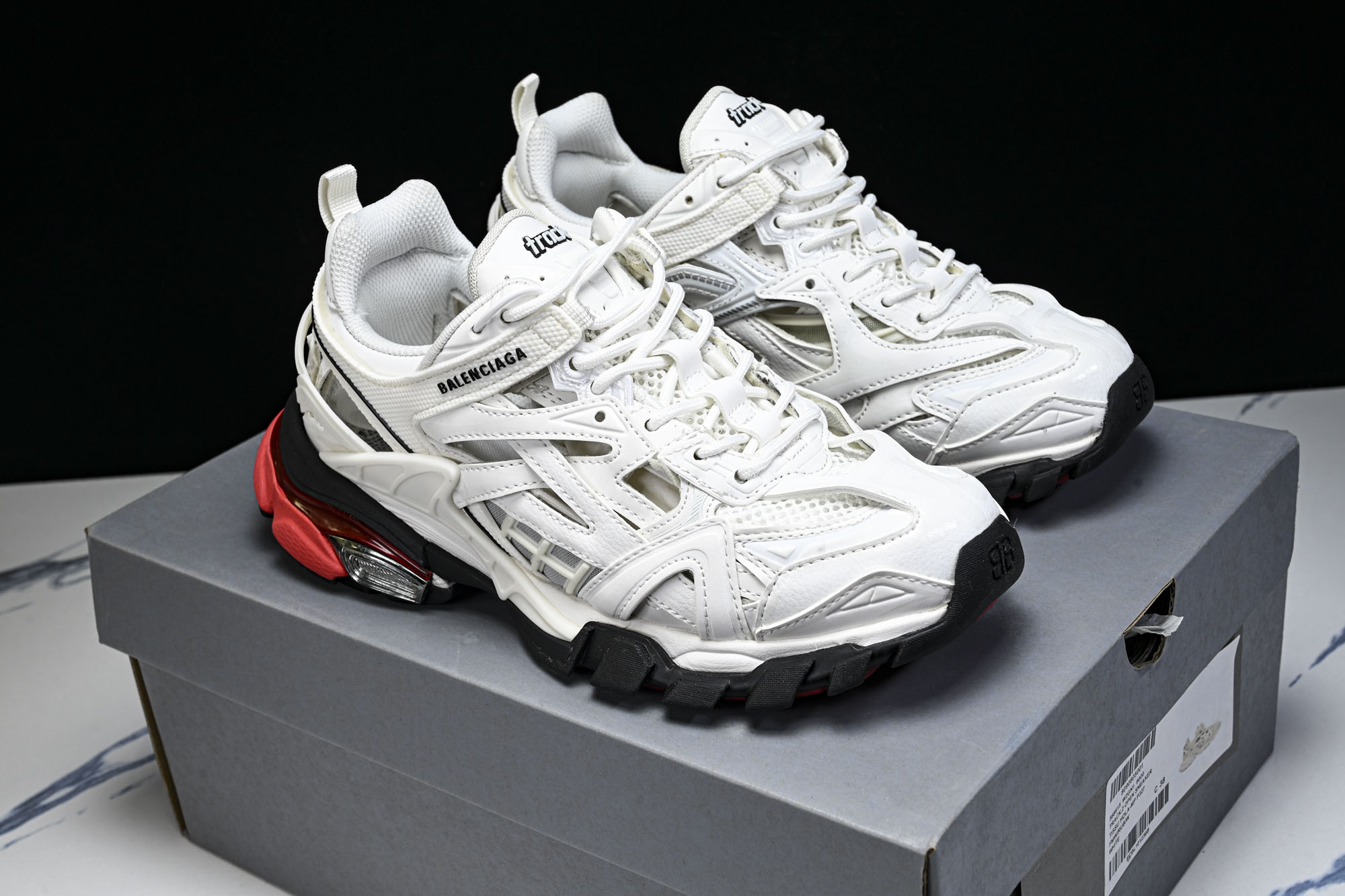 纯原 Balenciaga Track.2 4.0 巴黎世家四代潮流跑鞋W2GN3-9610 #YZ018-5 原标原盒
