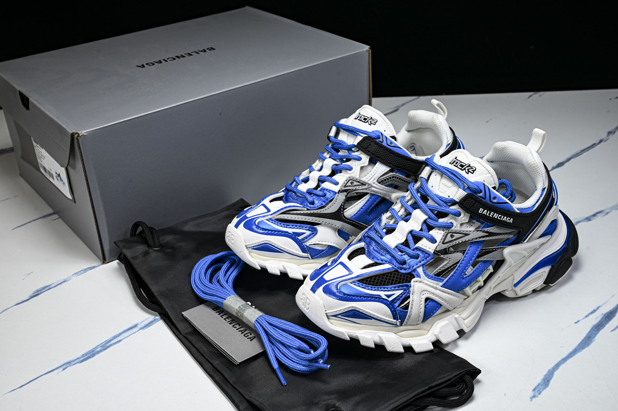 纯原 Balenciaga Track.2 4.0 巴黎世家四代潮流跑鞋W3AE2-4191 #YZ018-5 原标原盒