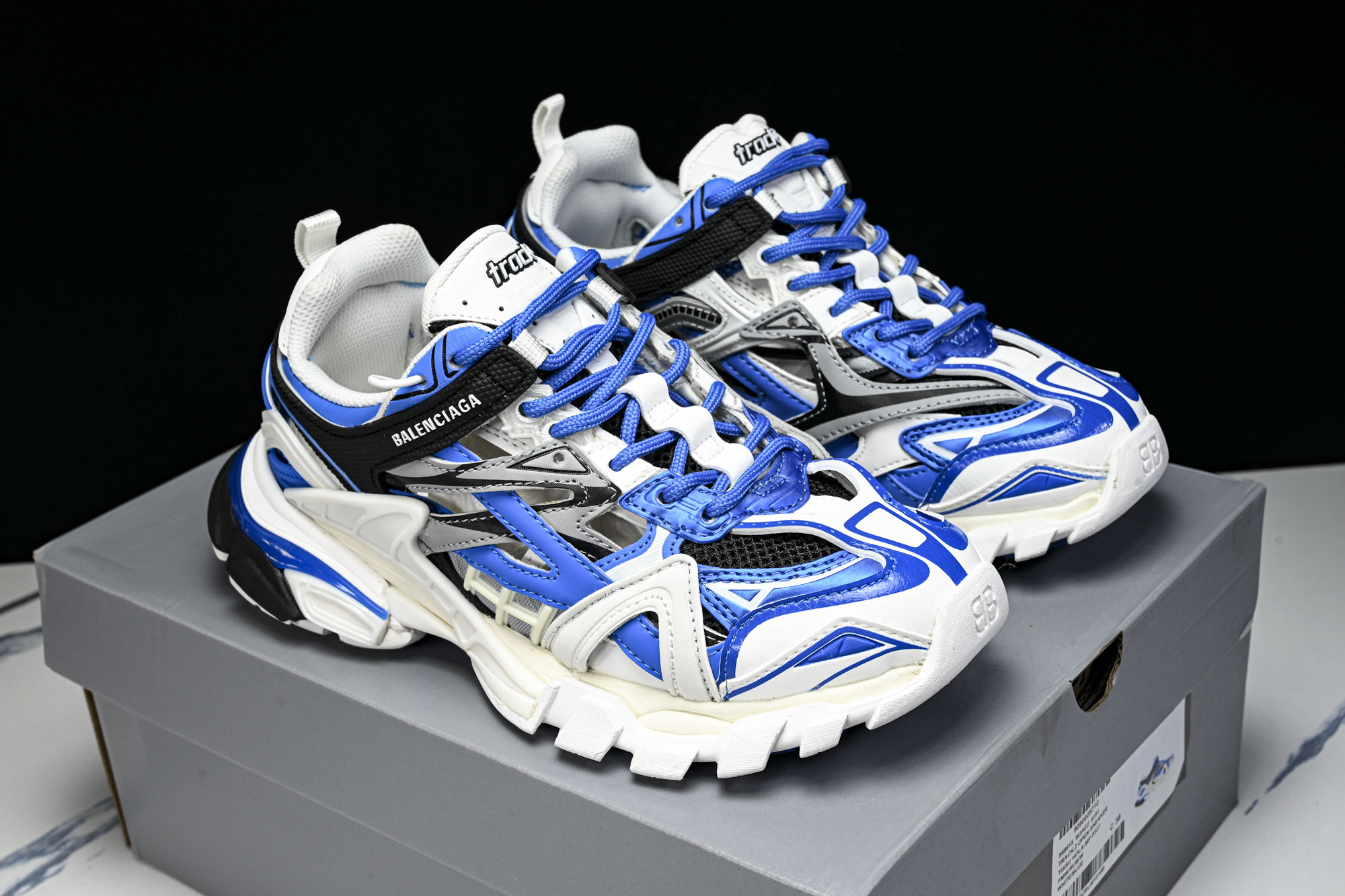 纯原 Balenciaga Track.2 4.0 巴黎世家四代潮流跑鞋W3AE2-4191 #YZ018-5 原标原盒