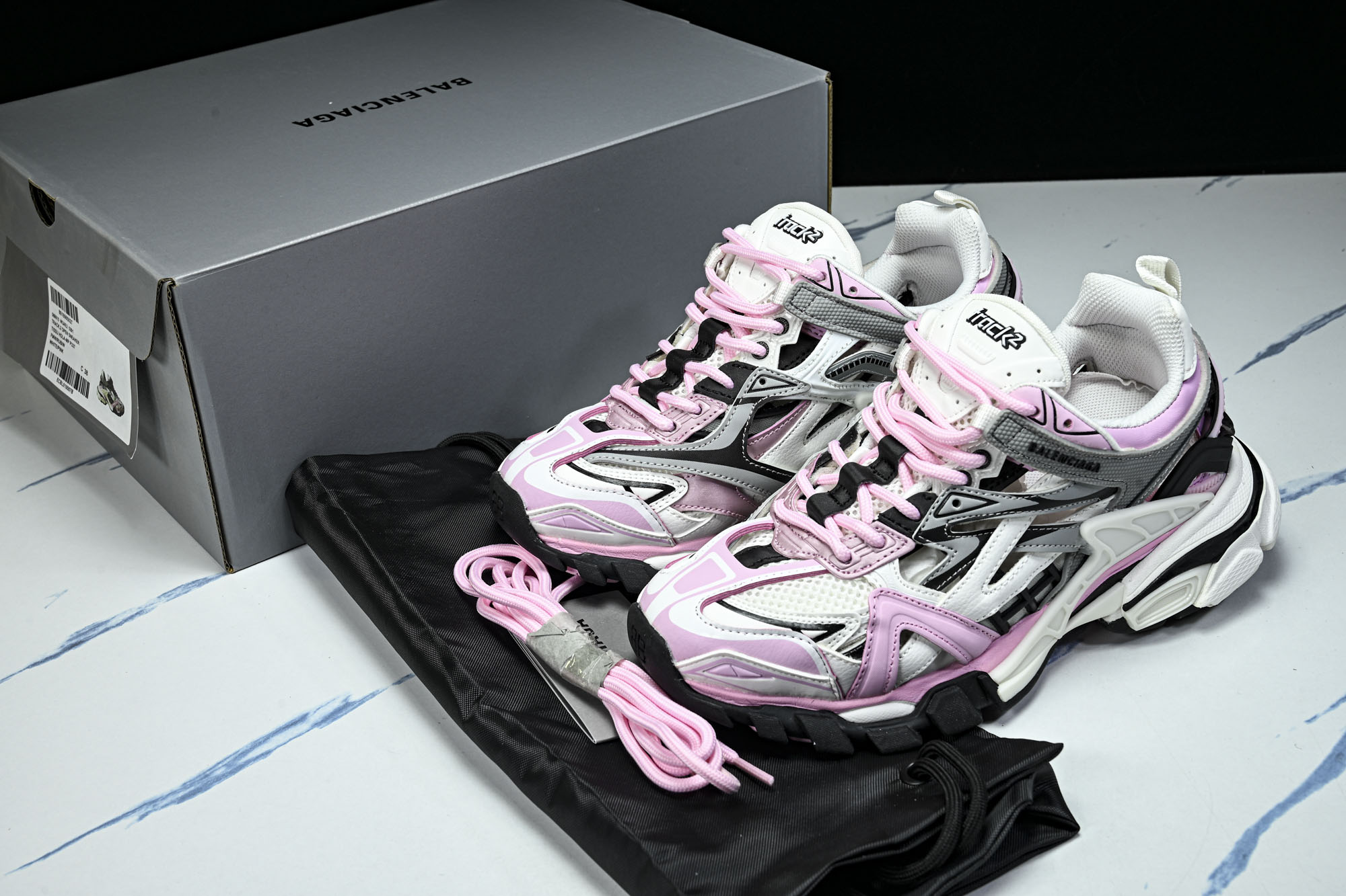 纯原 Balenciaga Track.2 4.0 巴黎世家四代潮流跑鞋W3AE2-5291 #YZ018-5 原标原盒