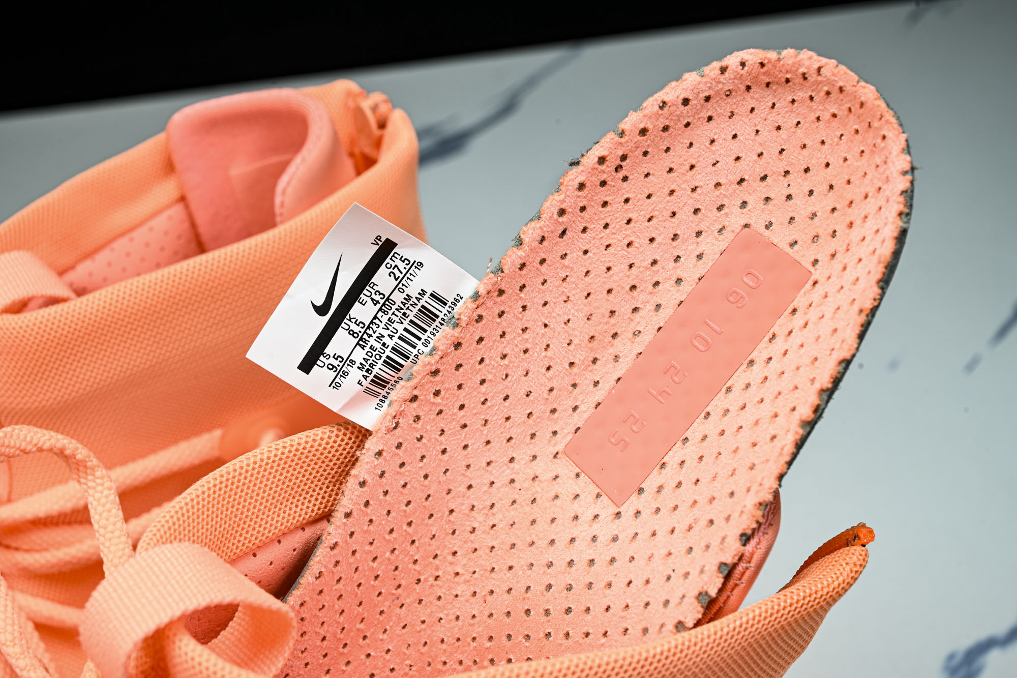 纯原 NK Air Fear Of God 1 Yellow 黄色 AR4237-700 #YZ002-3 鞋面采用原厂