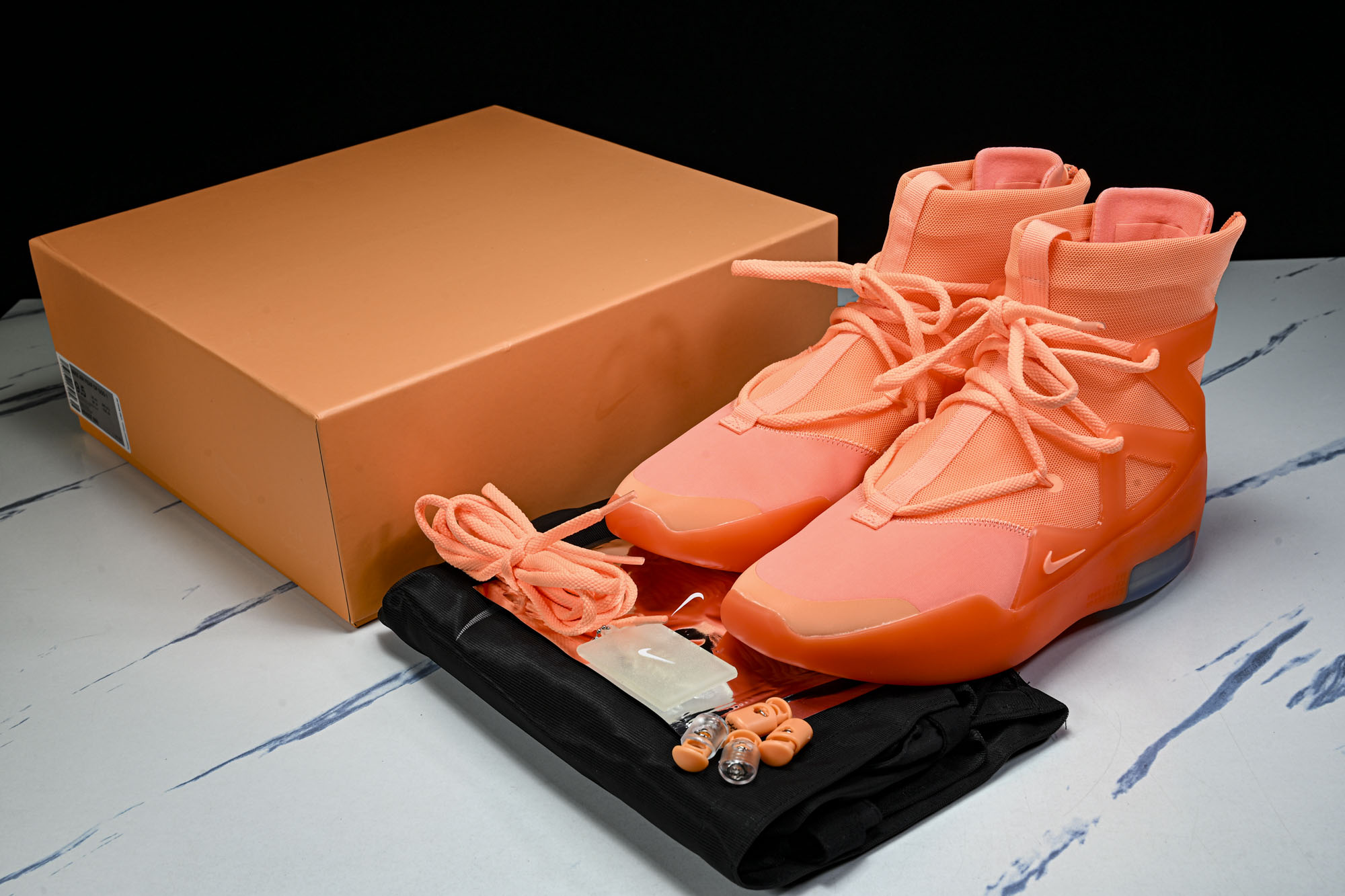 纯原 NK Air Fear Of God 1 Yellow 黄色 AR4237-700 #YZ002-3 鞋面采用原厂