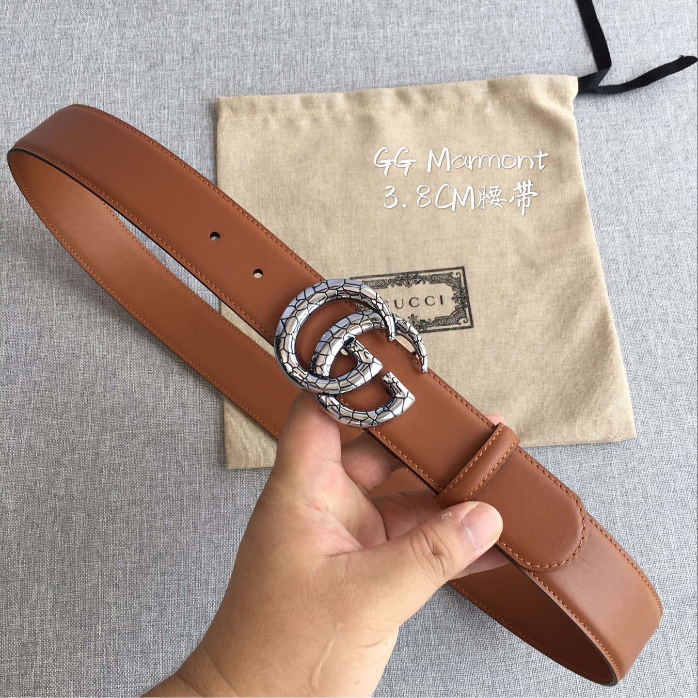 古·奇 3.8CM 专柜在售爆款 👏👏👏 感谢客户反馈实拍图，顶级货 自己看细节 3.8CM都有货 码数