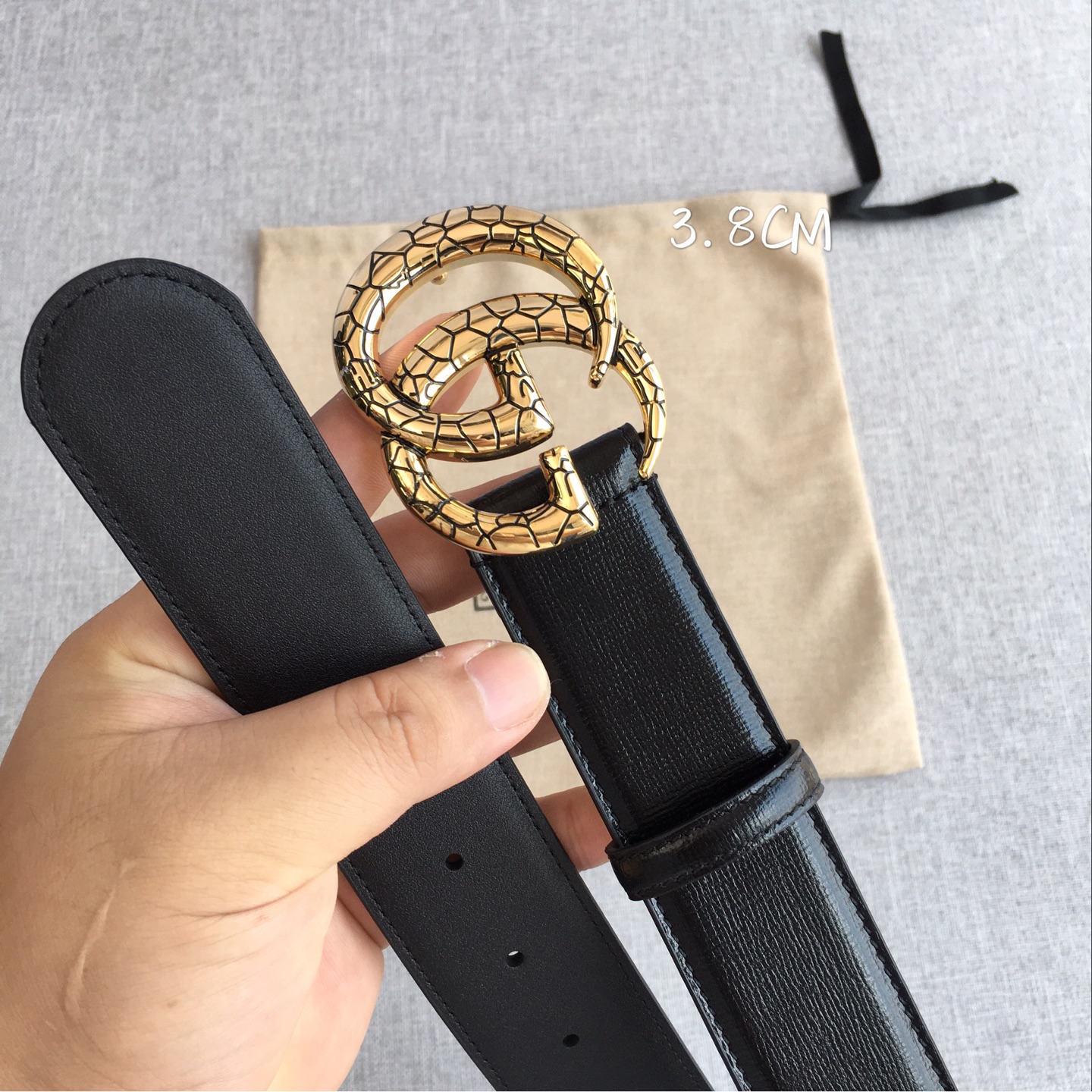 古·奇 3.8CM 专柜在售爆款 👏👏👏 感谢客户反馈实拍图，顶级货 自己看细节 3.8CM都有货 码数