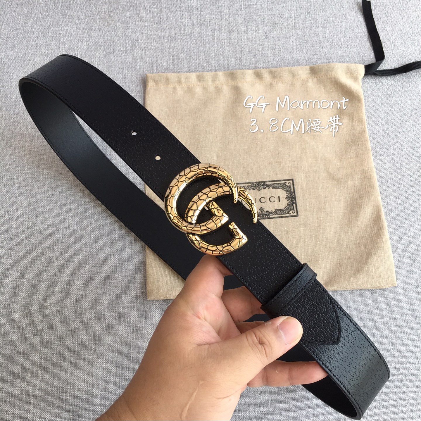 古·奇 3.8CM 专柜在售爆款 👏👏👏 感谢客户反馈实拍图，顶级货 自己看细节 3.8CM都有货 码数