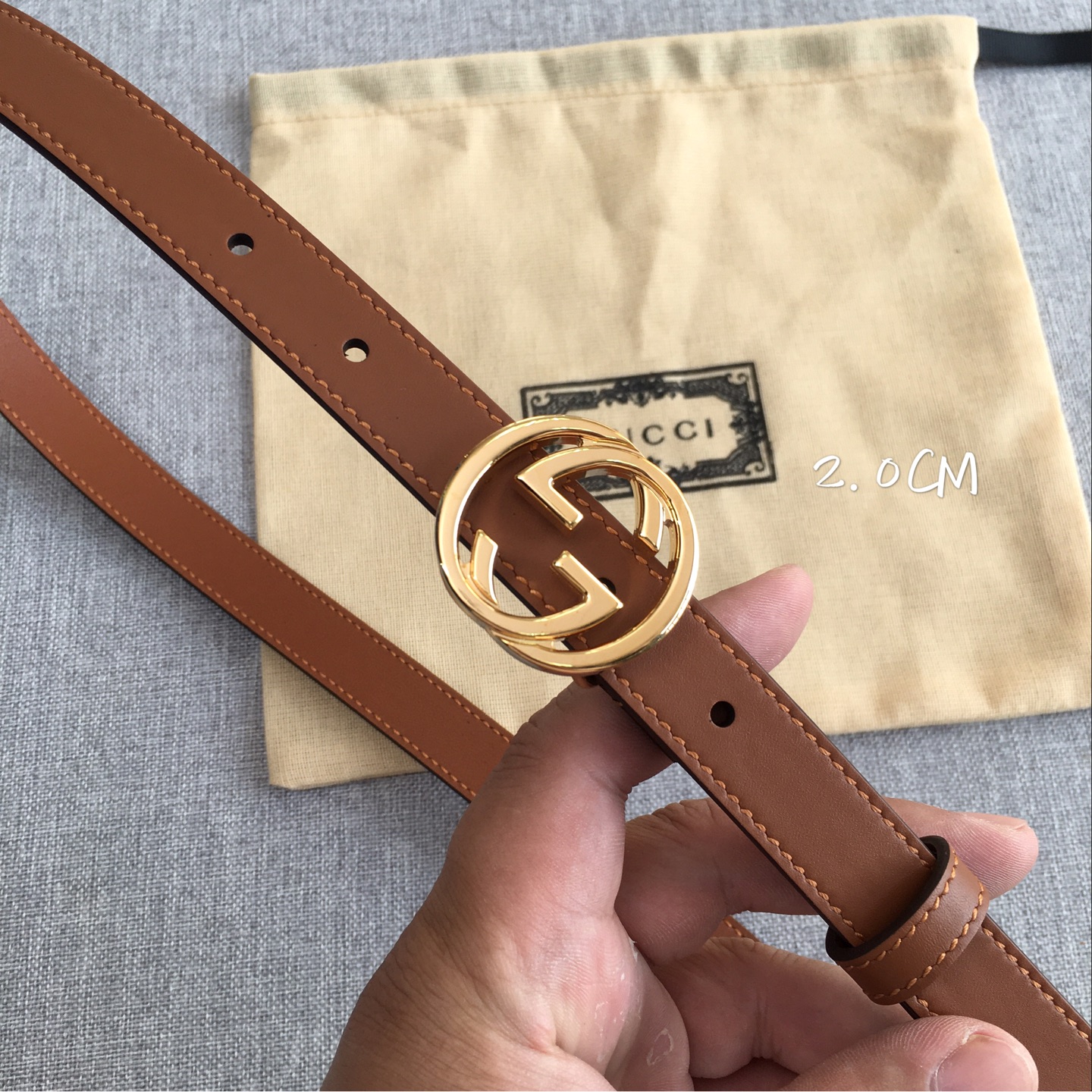 古·奇 2.0CM 专柜在售爆款 👏👏👏 感谢客户反馈实拍图，顶级货 自己看细节 3.0CM都有货 码数