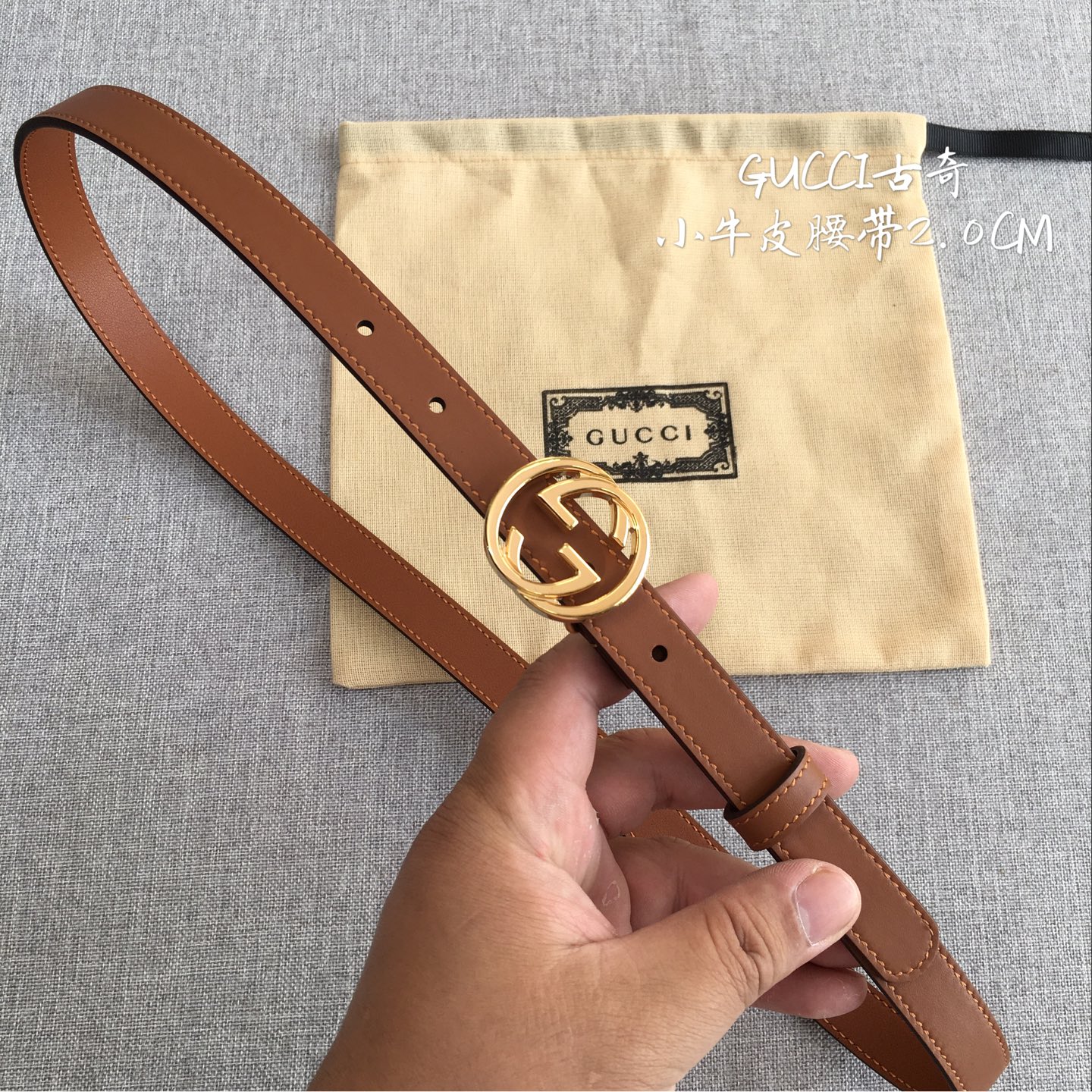 古·奇 2.0CM 专柜在售爆款 👏👏👏 感谢客户反馈实拍图，顶级货 自己看细节 3.0CM都有货 码数