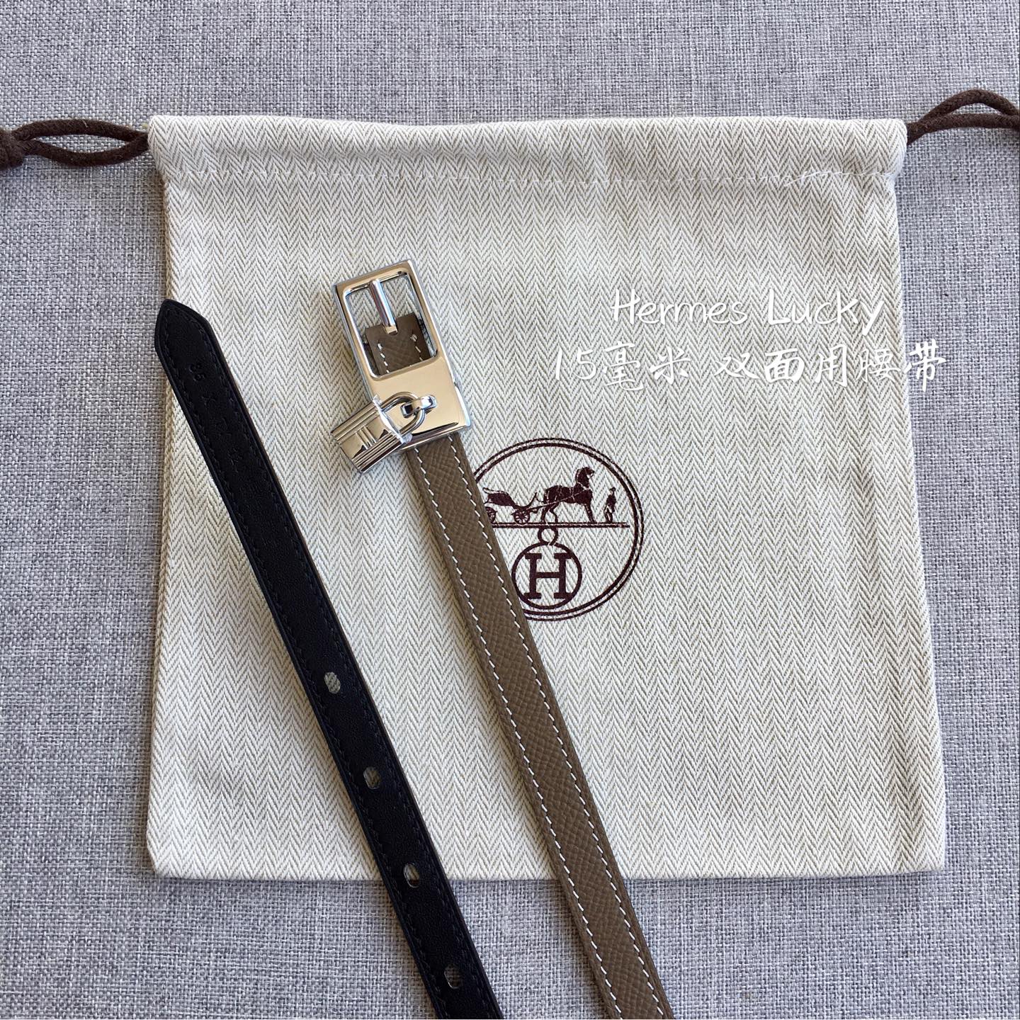 爱·马·仕 Lucky专柜在售爆款 👏👏👏 感谢客户反馈实拍图，顶级货 自己看细节 1.5CM 都有货 