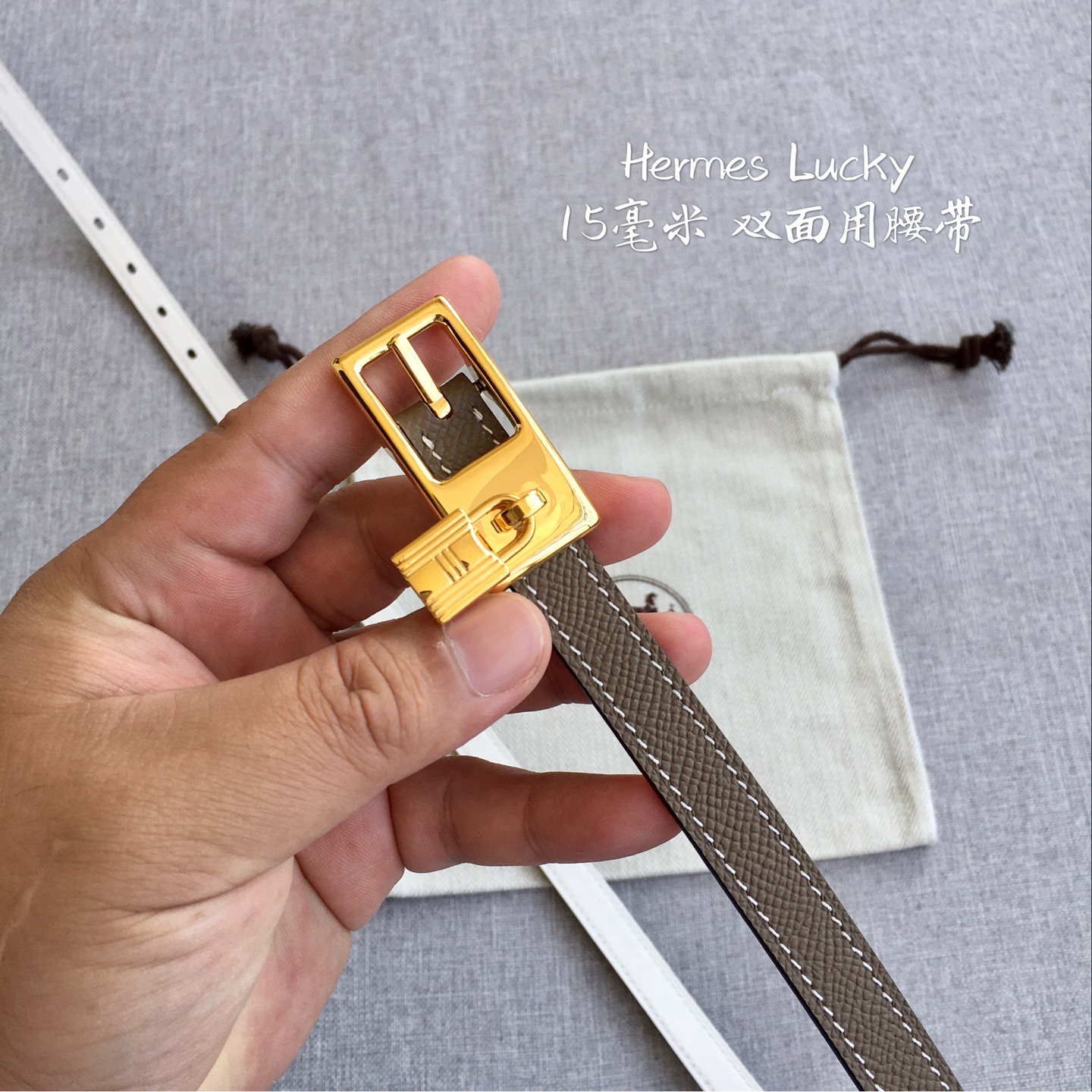 爱·马·仕 Lucky专柜在售爆款 👏👏👏 感谢客户反馈实拍图，顶级货 自己看细节 1.5CM 都有货 