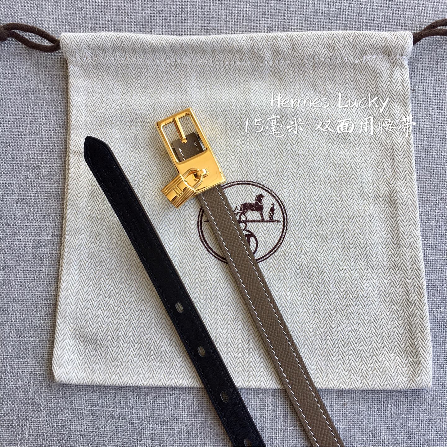 爱·马·仕 Lucky专柜在售爆款 👏👏👏 感谢客户反馈实拍图，顶级货 自己看细节 1.5CM 都有货 