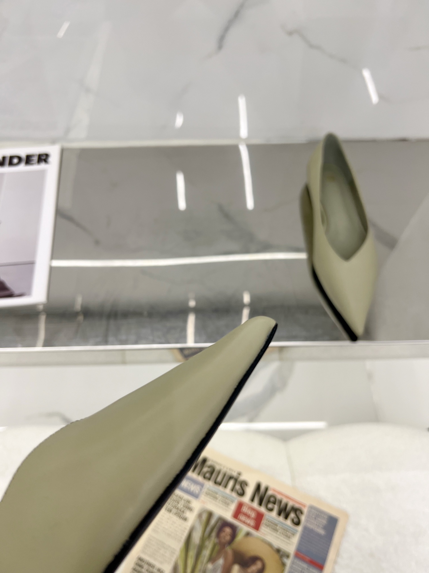 Luxurious Pointy Shoes with Cattle and Sheep Skin, Tailor-Made Calves, Original Design - 图片 6