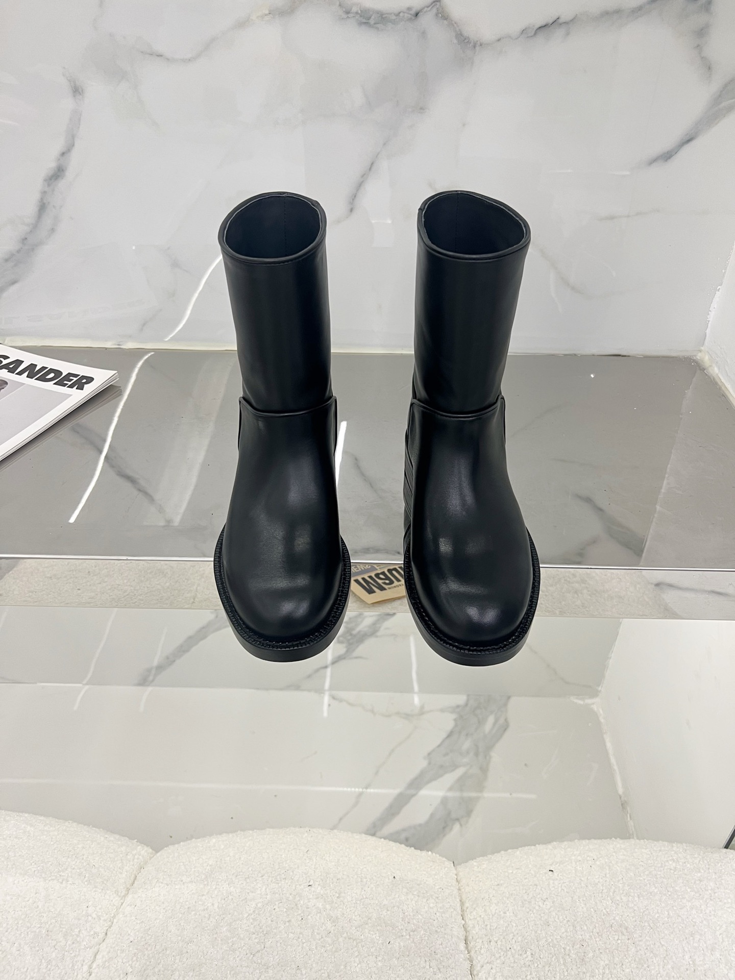 R*w 2024/sss Round Head Short Boots: Custom Cattle and Sheep Skin, Italian Quality - 图片 2