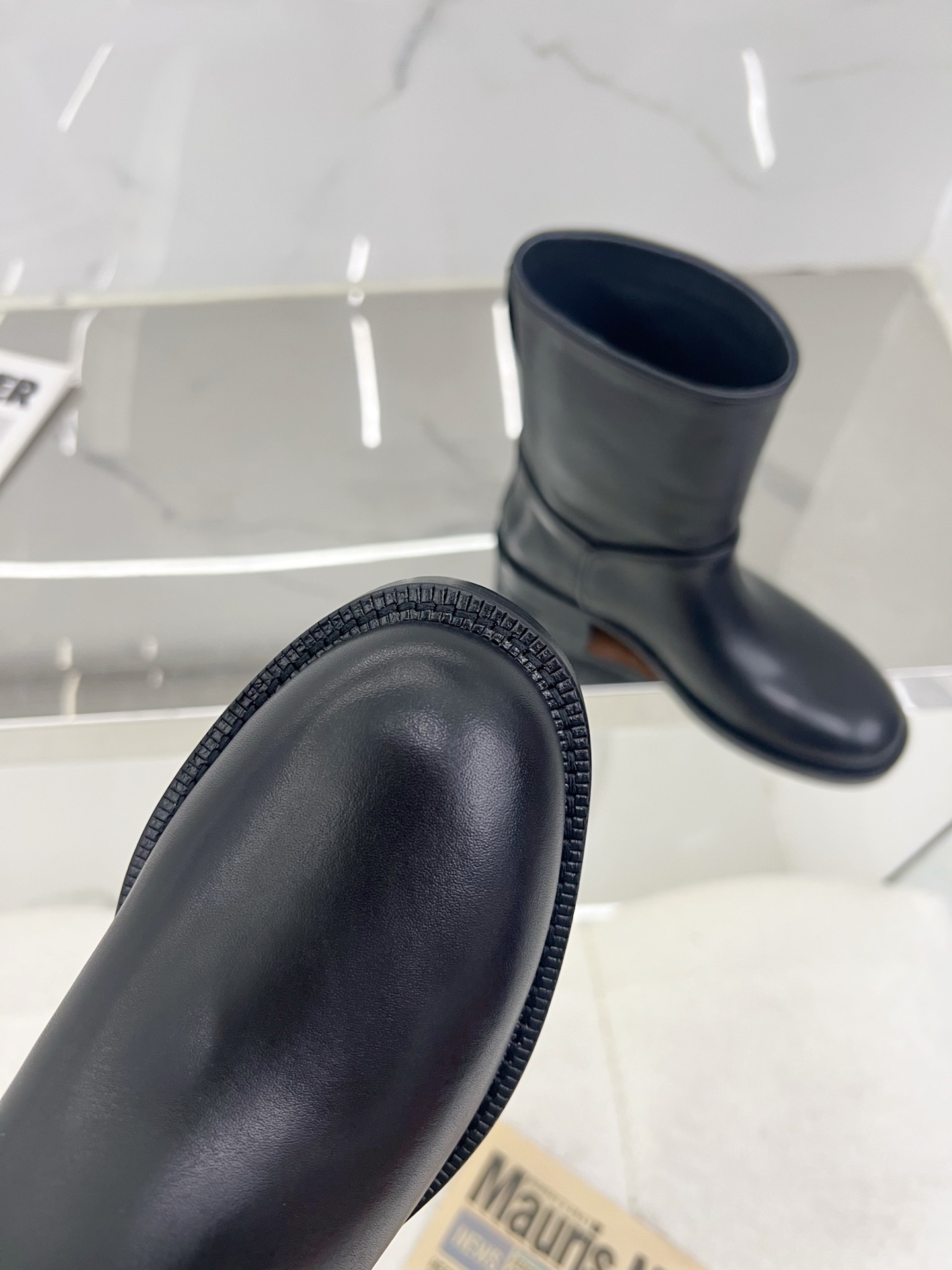 R*w 2024/sss Round Head Short Boots: Custom Cattle and Sheep Skin, Italian Quality - 图片 3
