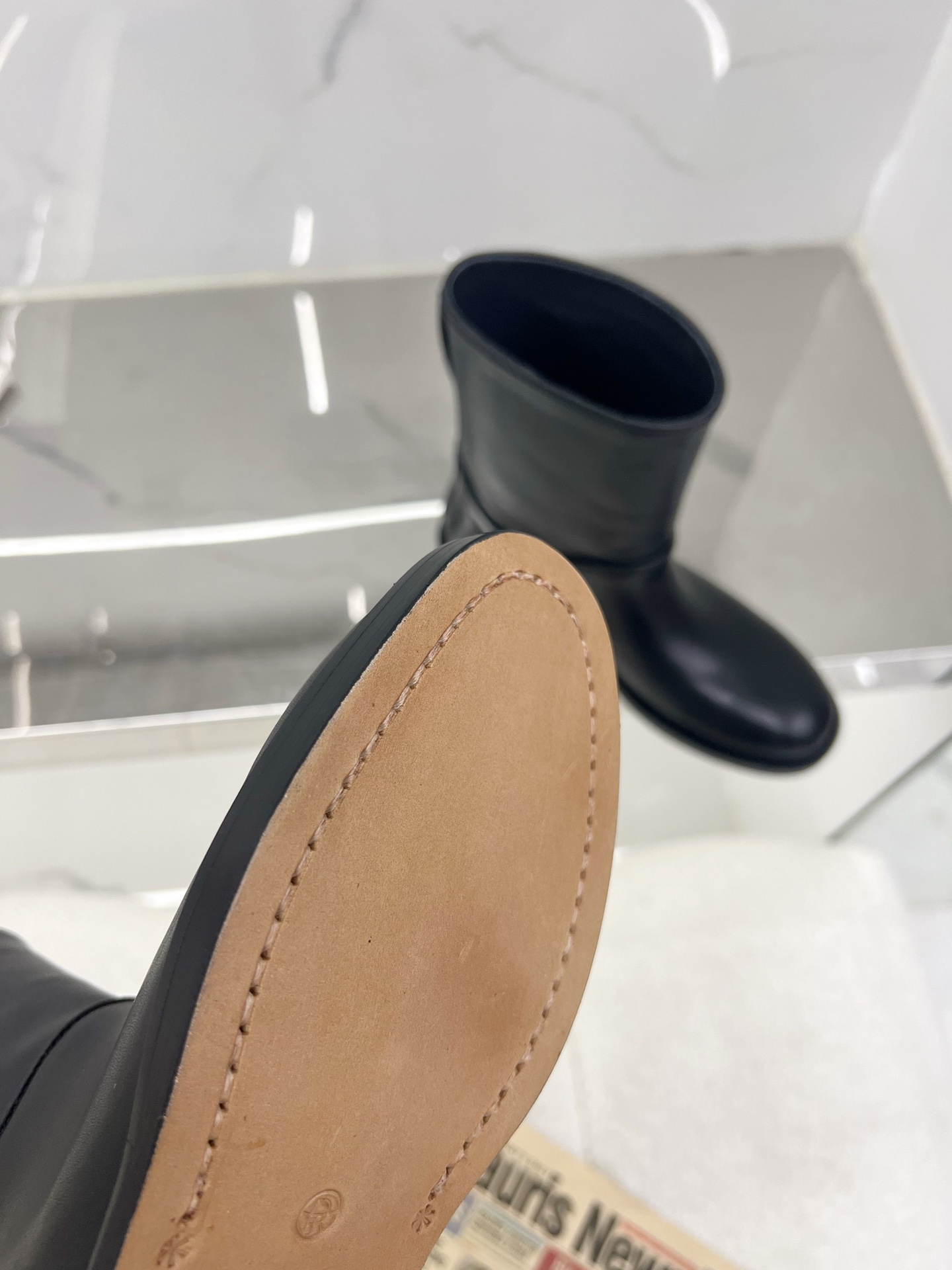 R*w 2024/sss Round Head Short Boots: Custom Cattle and Sheep Skin, Italian Quality - 图片 6