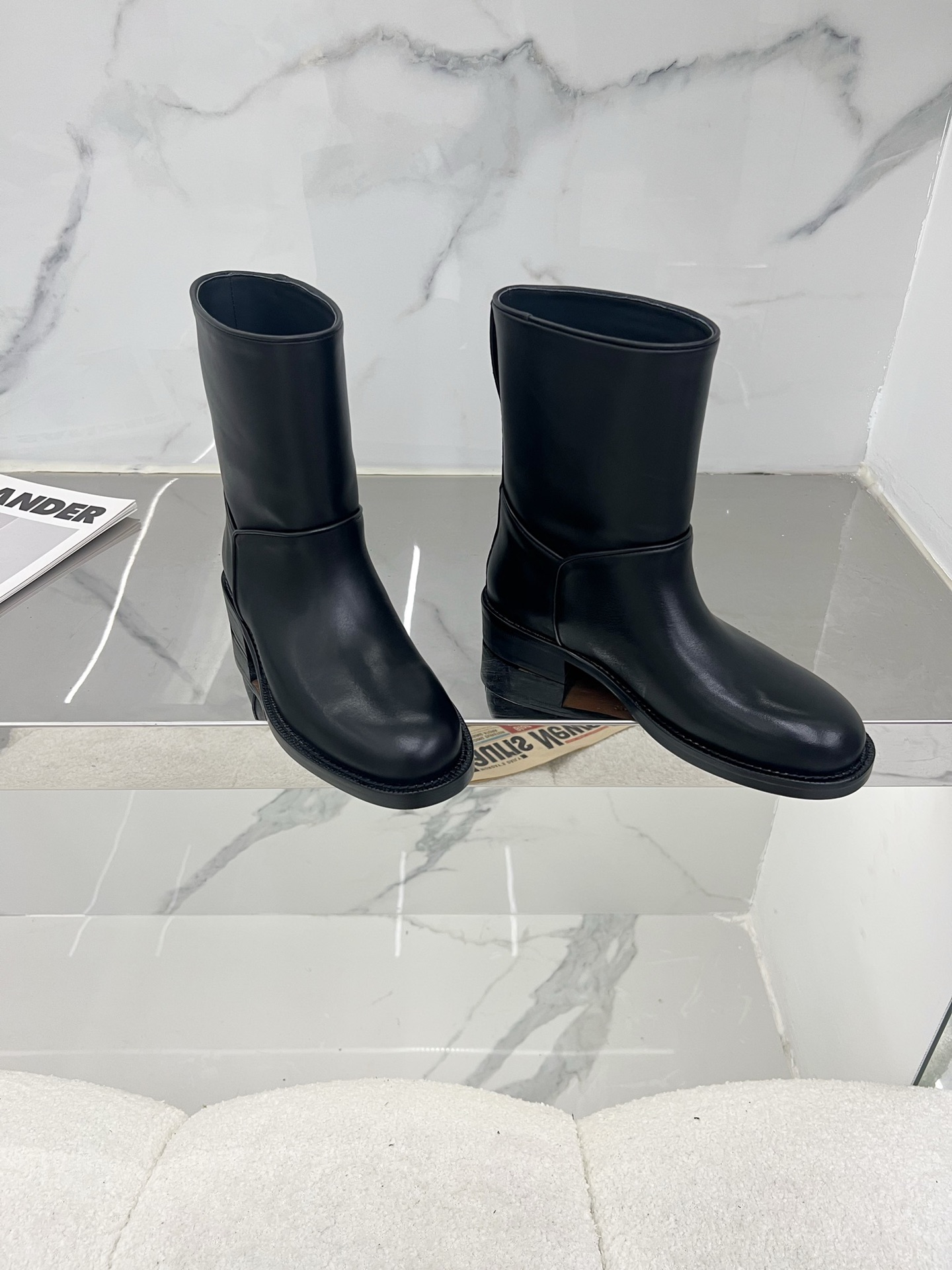 R*w 2024/sss Round Head Short Boots: Custom Cattle and Sheep Skin, Italian Quality