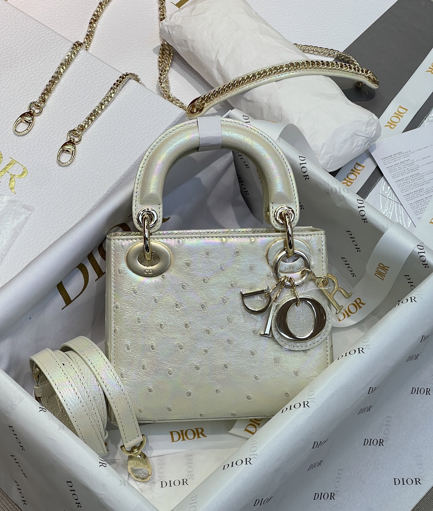 NO:700473,Ostrich three grids, special effect gilt pearlescent white/gold buckle in stock, Hermes, hermes, Hermes,19860909鸵鸟三格,特效鎏金珠光白/金扣 现货,爱马仕,hermes,Hermes,,Bag