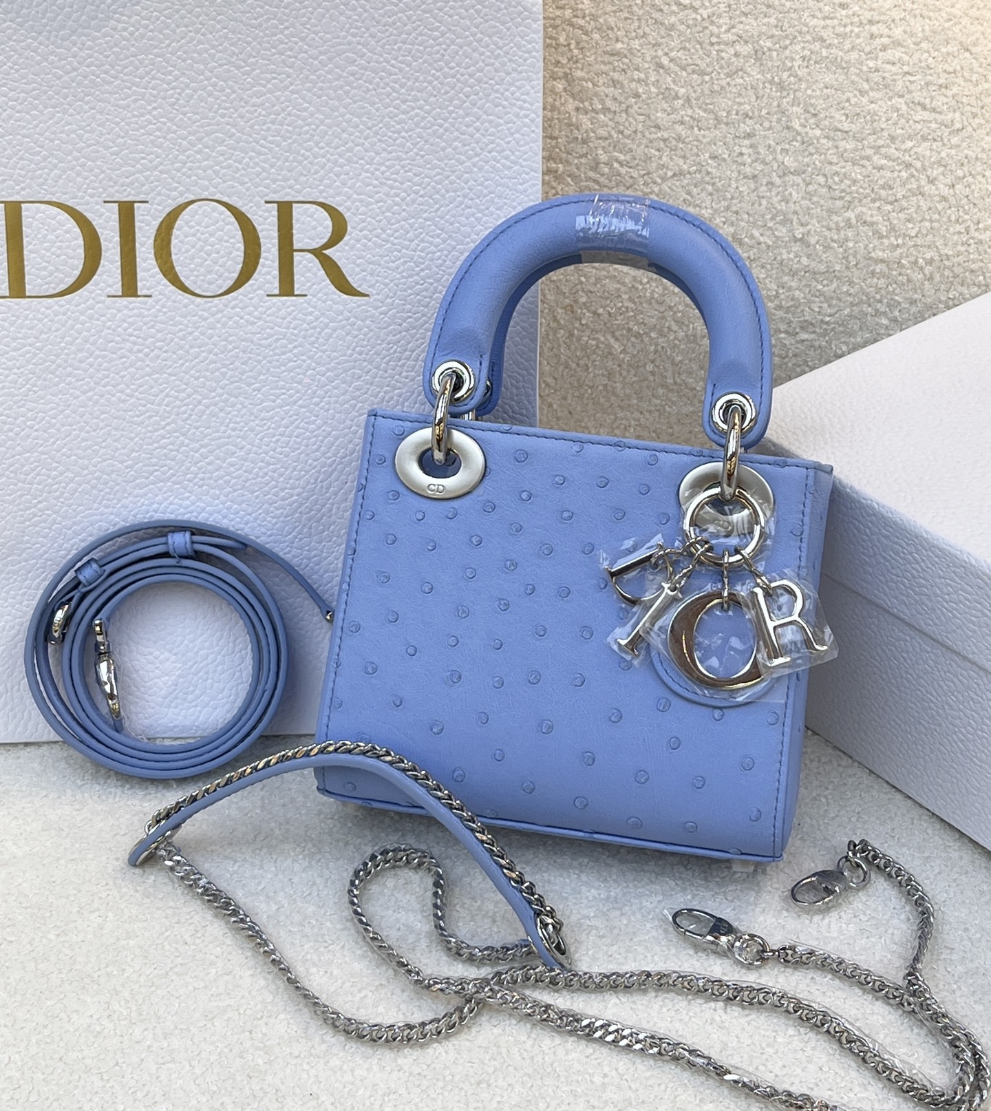 NO:700486,Ostrich three grids, sky blue/silver buckle, spot, Hermes, hermes, Hermes,19860909鸵鸟三格,天空蓝/银扣 现货,爱马仕,hermes,Hermes,,Bag