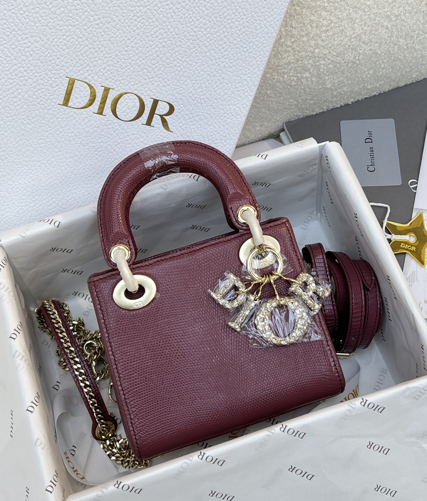 NO:700079,Dior Dior Lizard Three Grids, Pomegranate Red/Big Diamond Buckle,, dior, dior, Hermes,19860909Dior迪奥蜥蜴三格,石榴红/大钻扣,,dior,dior,Hermes,,Bag