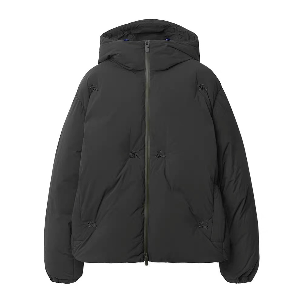 BUR王牌渠道订单！连帽战马刺绣英伦气质休闲风格设计男士鹅绒羽绒外套每一年都不可错过的BUR羽绒服 经典