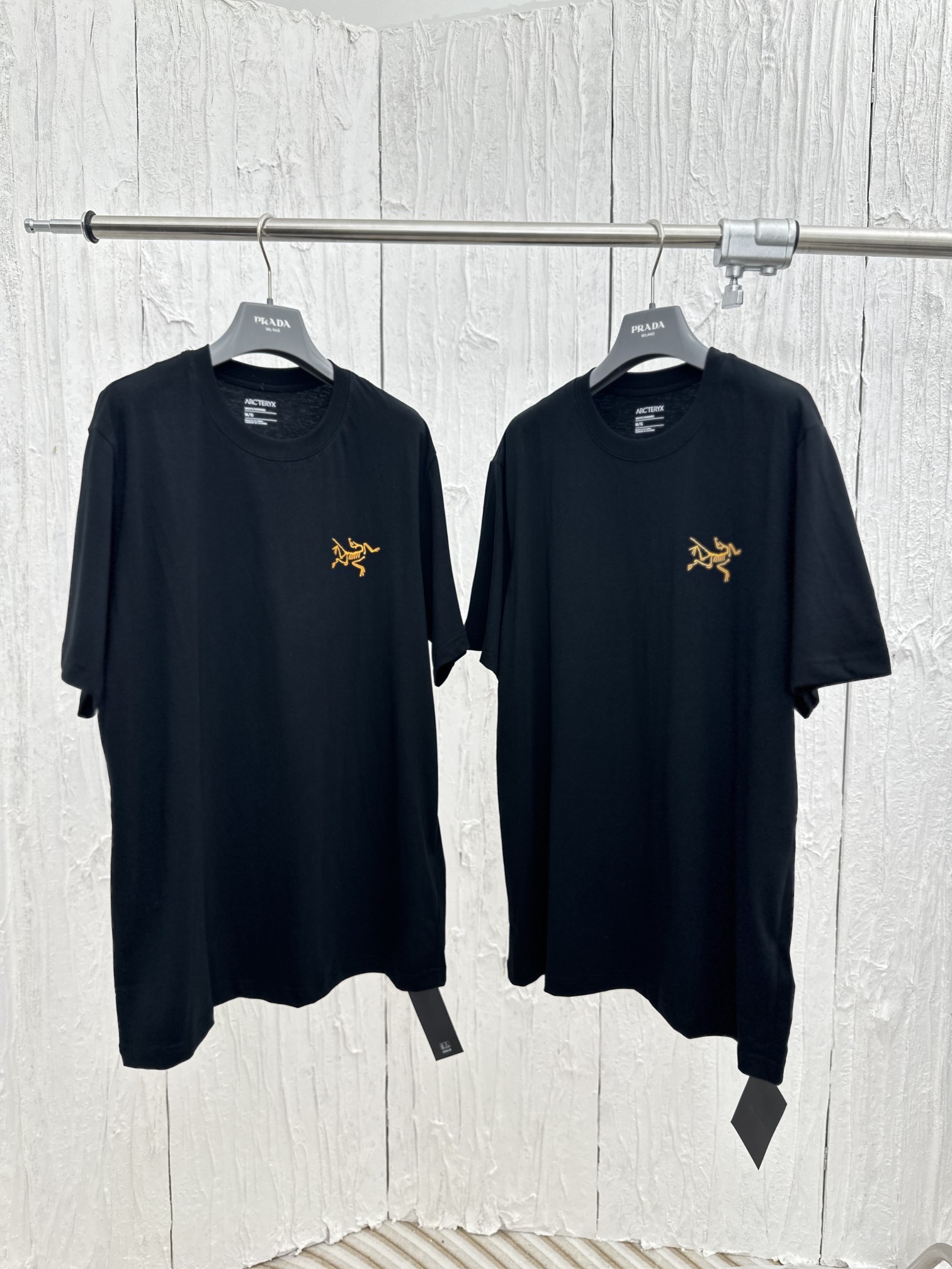 Arctery*/Arc'teryx 2024 nueva camiseta de manga corta con cuello redondo y logo pintado a mano de primavera y verano Ta…