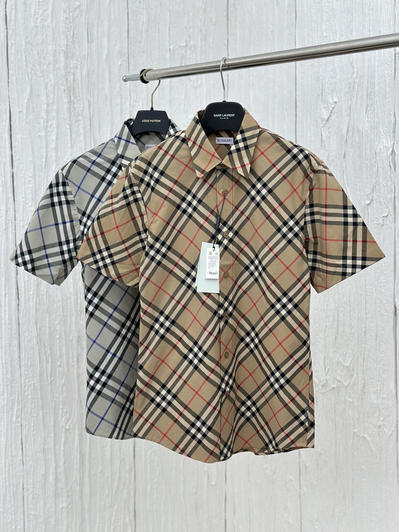 Burberry Clothing Shirts & Blouses Men Cotton Poplin Fabric Spandex Stretch